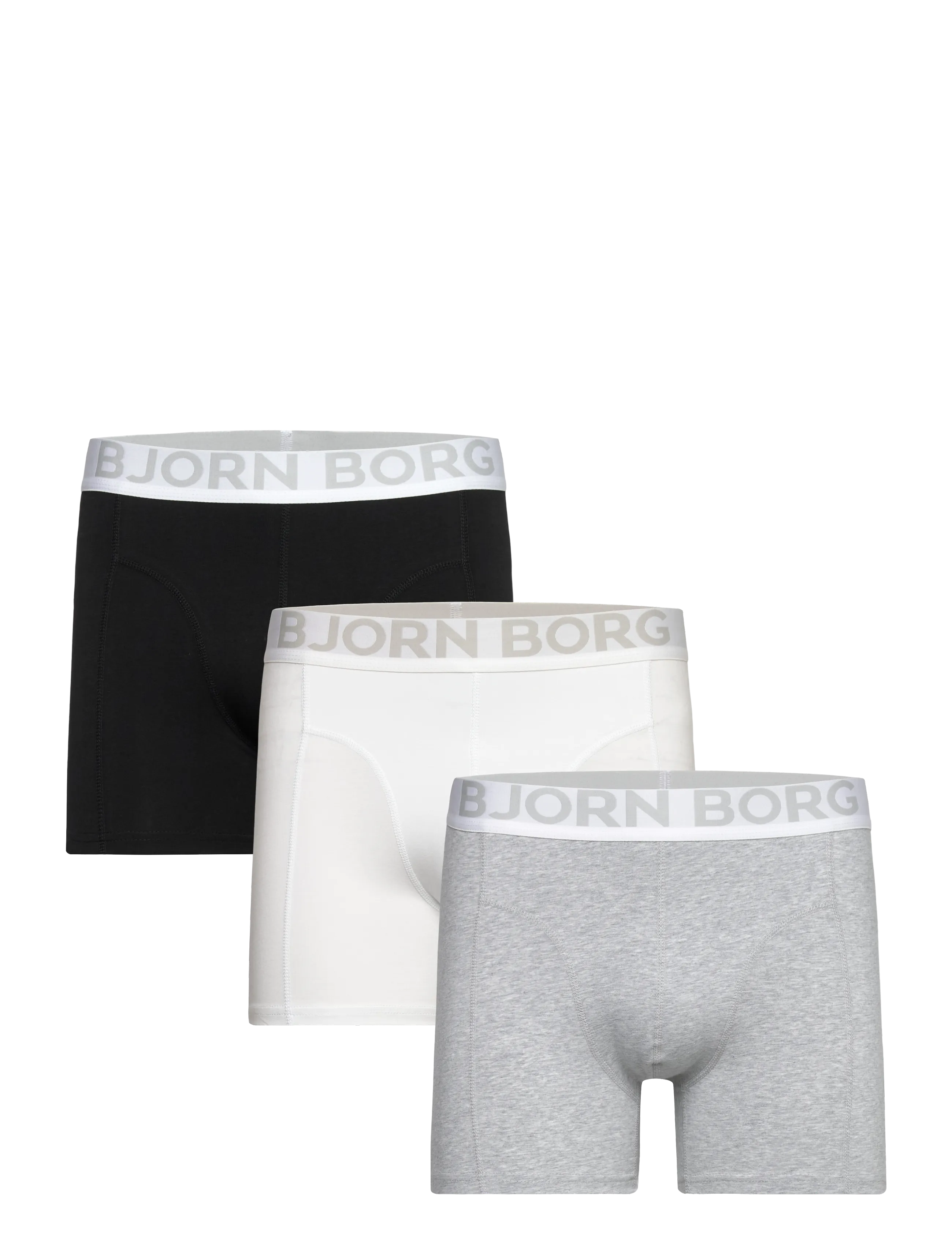 Björn Borg Organic Cotton Stretch Boxer 3P, Mænd, Boxer Underbukser, Multi/mønstret, Str: XXL
