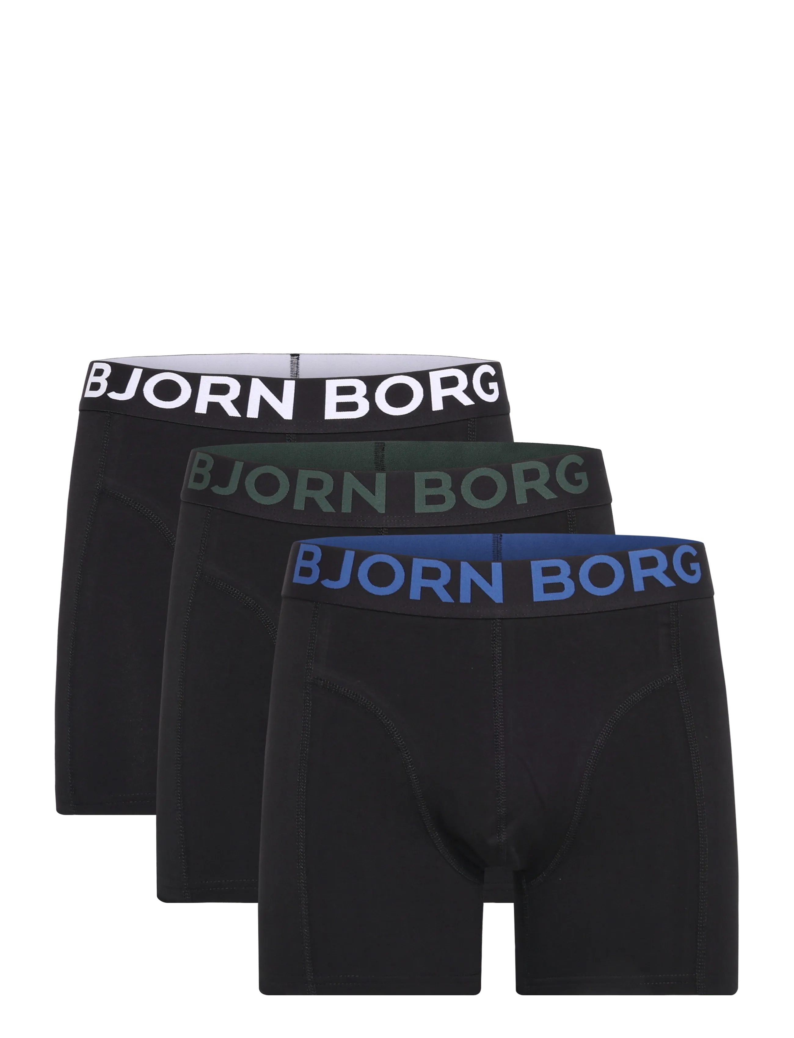 Björn Borg ORGANIC COTTON STRETCH BOXER 3p - Aluspüksid - MULTIPACK 5 / black