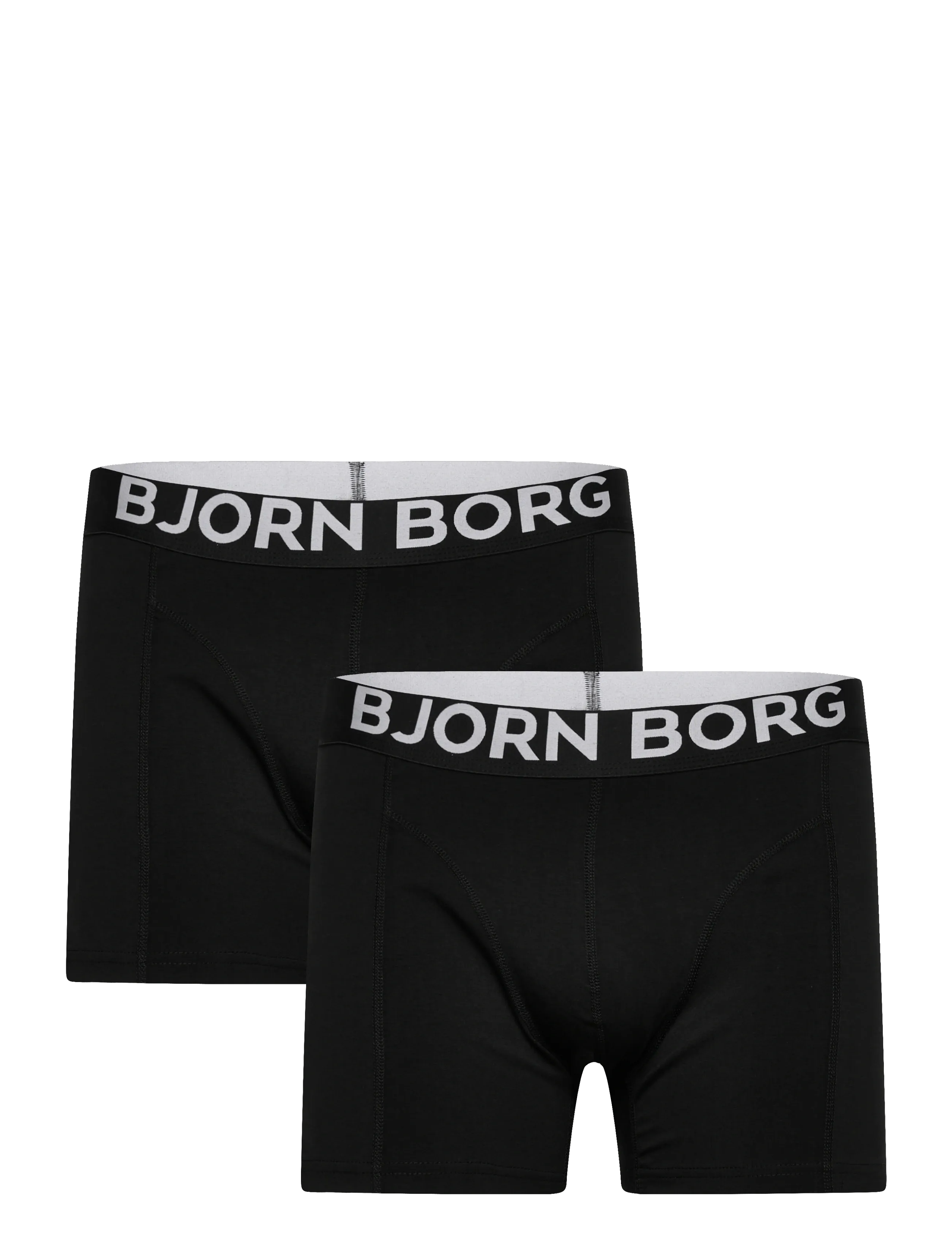 Björn Borg Organic Cotton Stretch Boxer 2P, L, Underwear, Schwarz - Boxers, Männerswear