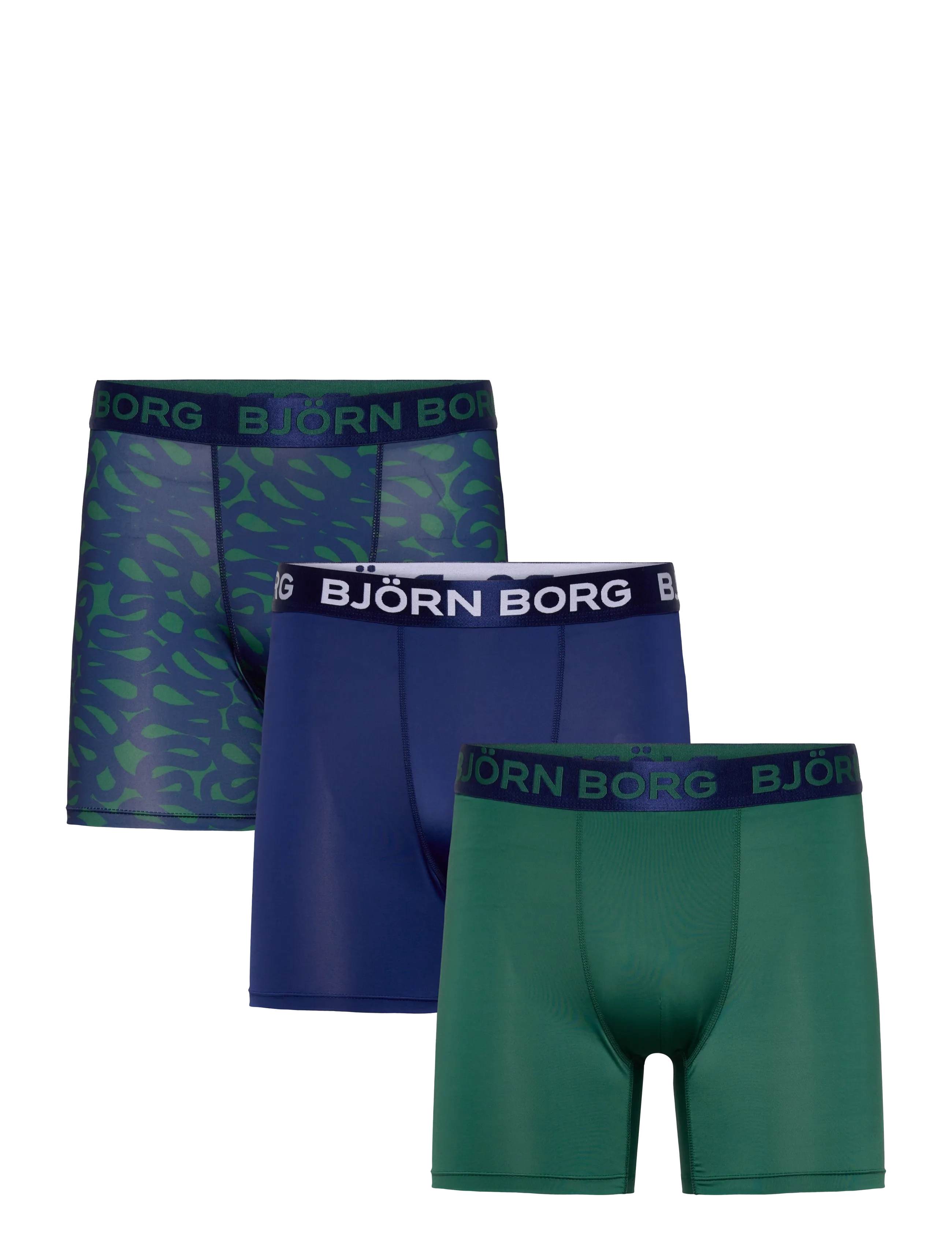 Björn Borg SPORTS MICROFIBER BOXER 3p - Kläder - MULTIPACK 2 / navy