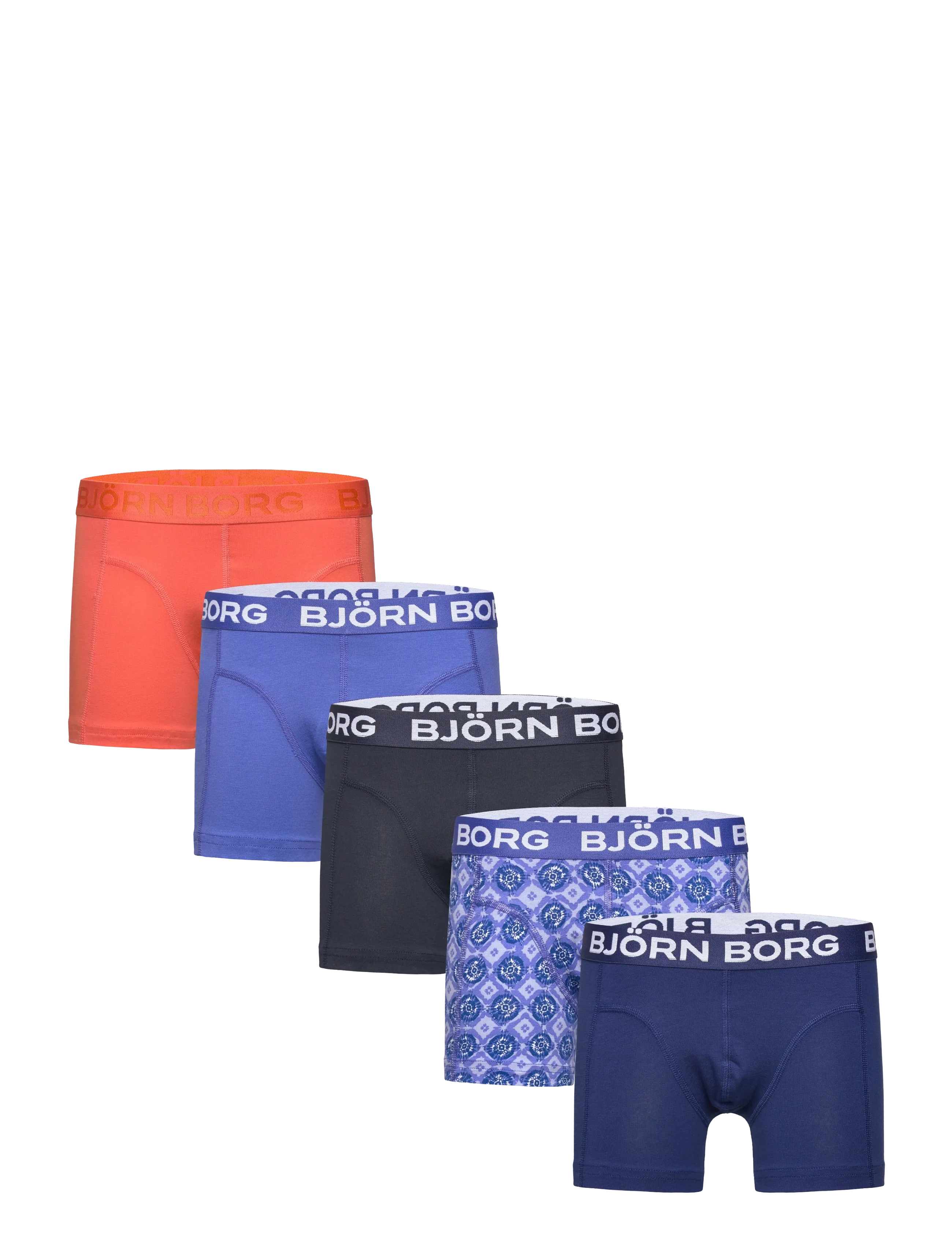 Björn Borg COTTON STRETCH BOXER 5p - 4 for 3 - MULTIPACK 3 / blue