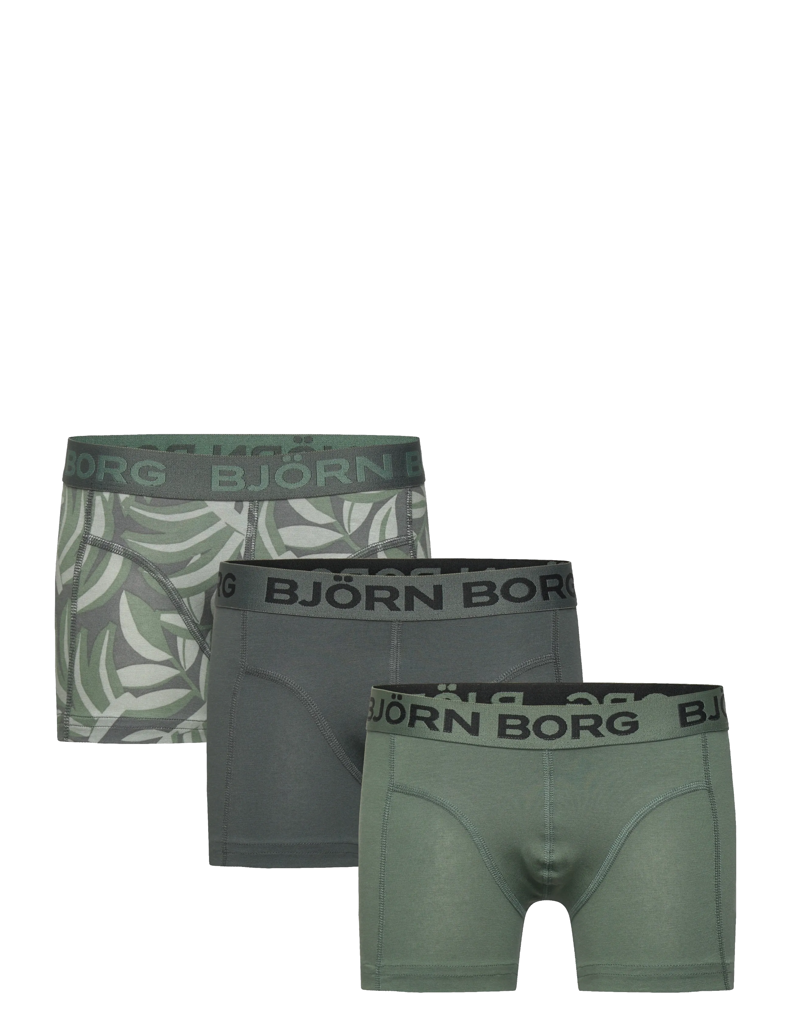 Björn Borg COTTON STRETCH BOXER 3p - Björn Borg - MULTIPACK 1 / khaki/green