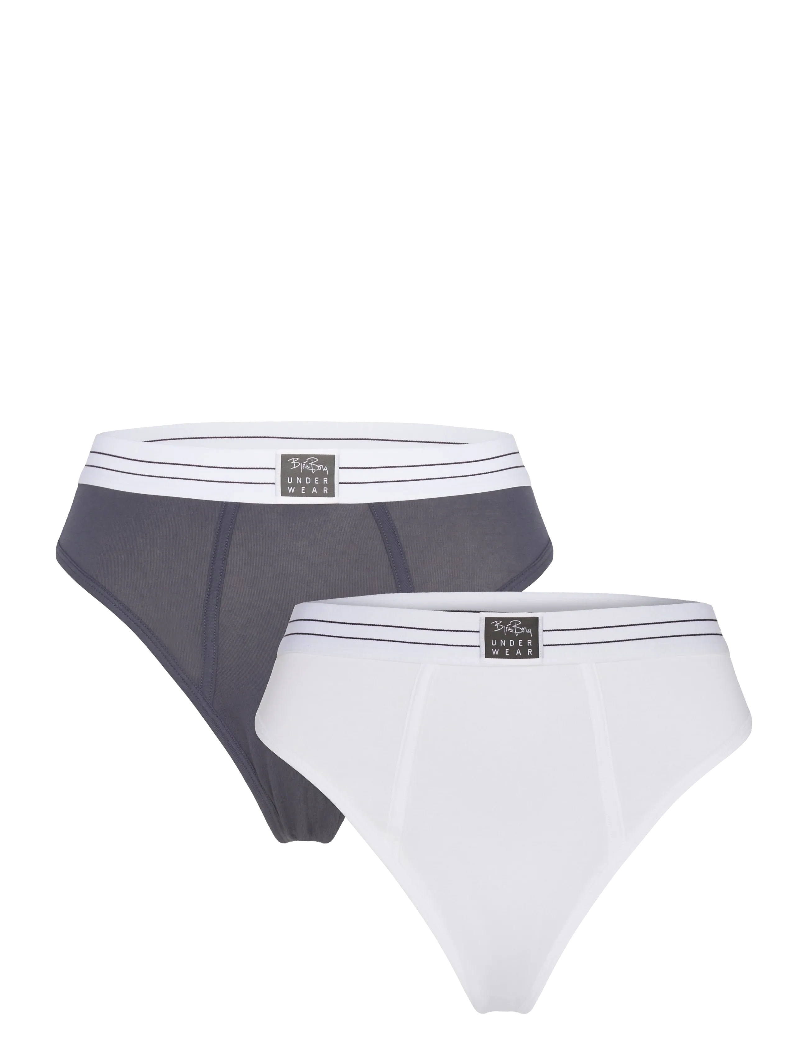 Björn Borg Original Highwaist Brief 2P, S, White, Trusser > Trusser, Dame