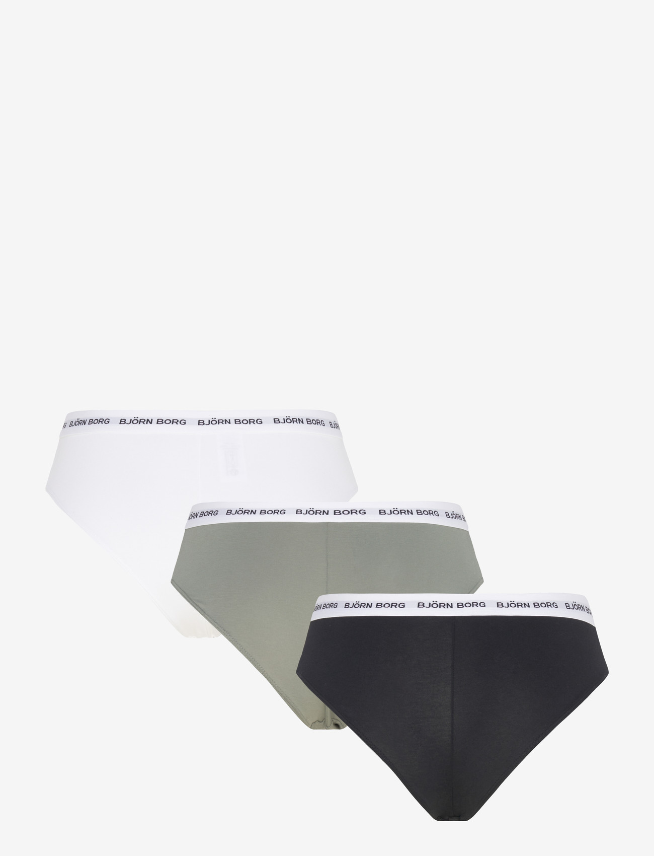Björn Borg - LOGO HIGHWAIST BRIEF 3p - briefs - multipack 1 - 2