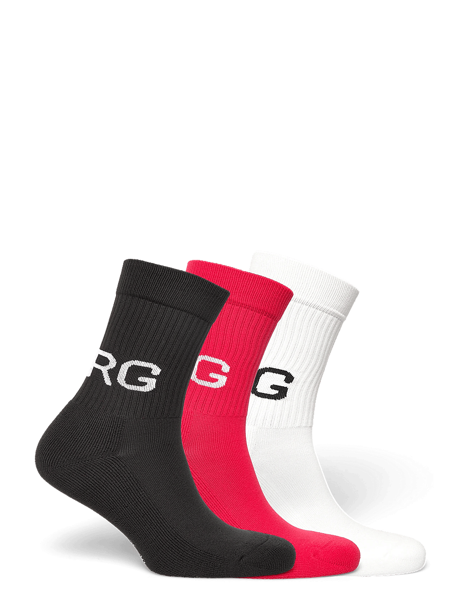 Björn Borg - CLASSIC POLYAMIDE CREW SOCK 3p - sportstrømper - multipack 4 - 1
