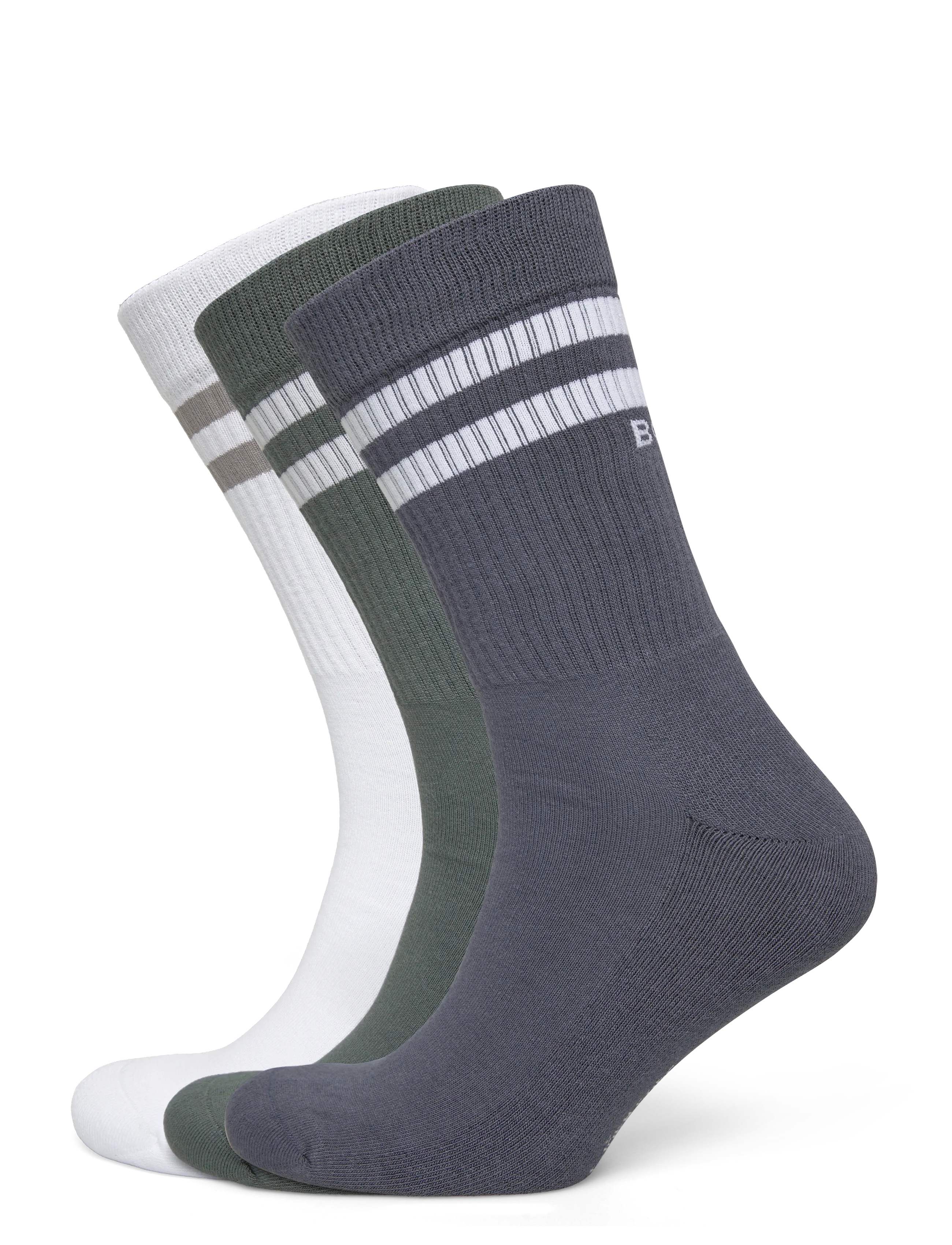 Björn Borg CLASSIC CREW SOCK 3p - Underkläder - MULTIPACK 5 / white