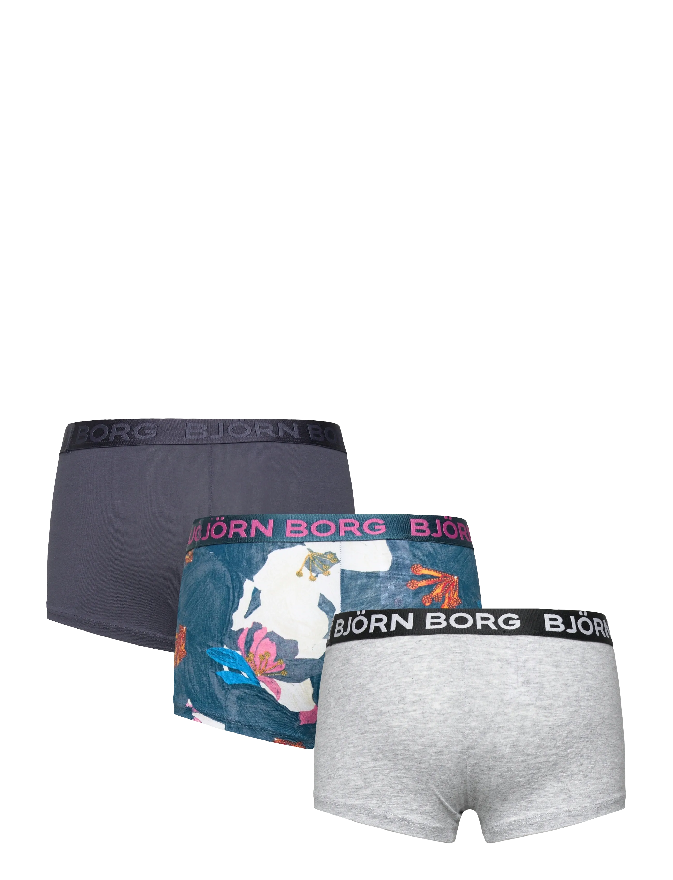 Björn Borg - COTTON STRETCH BOXER SHORTS 3p - nærbuxur - multipack 1 - 1
