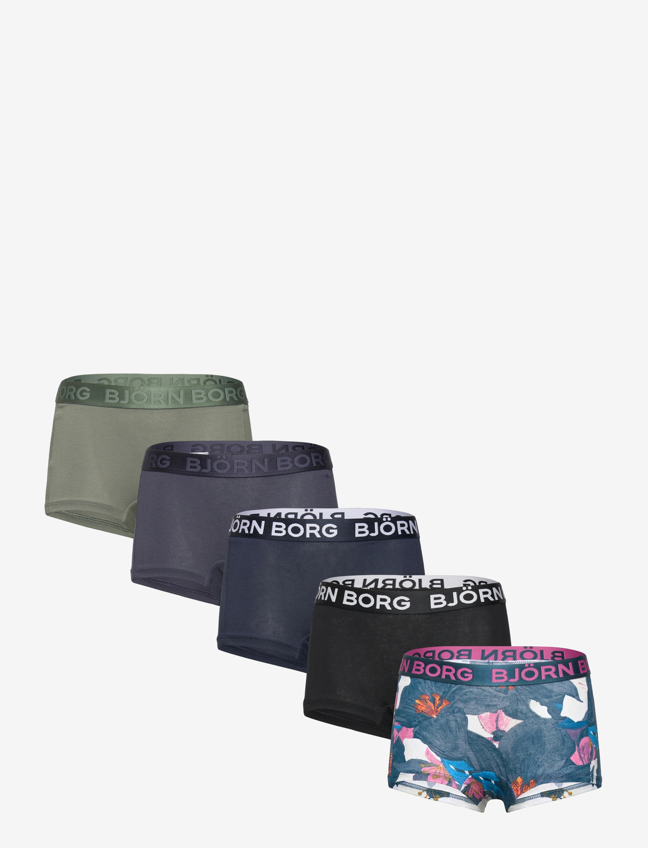 Björn Borg - COTTON STRETCH BOXER SHORTS 5p - aluspüksid - multipack 1 - 0
