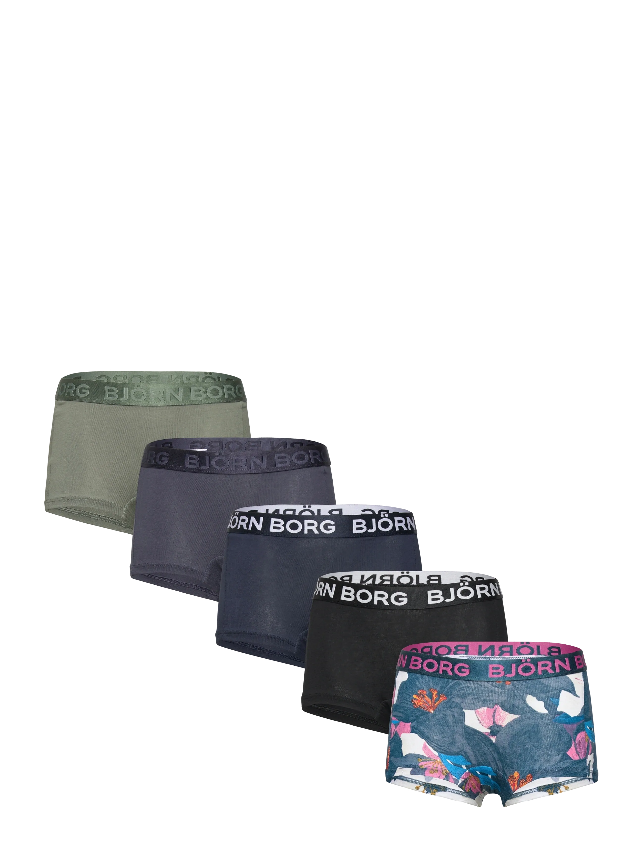 Björn Borg COTTON STRETCH BOXER SHORTS 5p - Bielizna - MULTIPACK 1 / multi