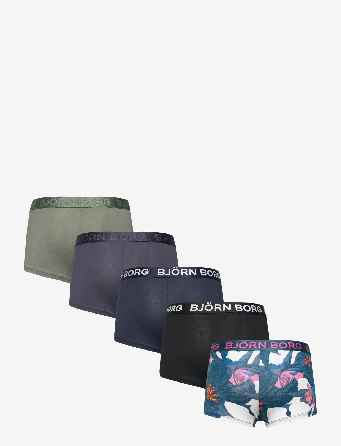 Björn Borg - COTTON STRETCH BOXER SHORTS 5p - aluspüksid - multipack 1 - 1