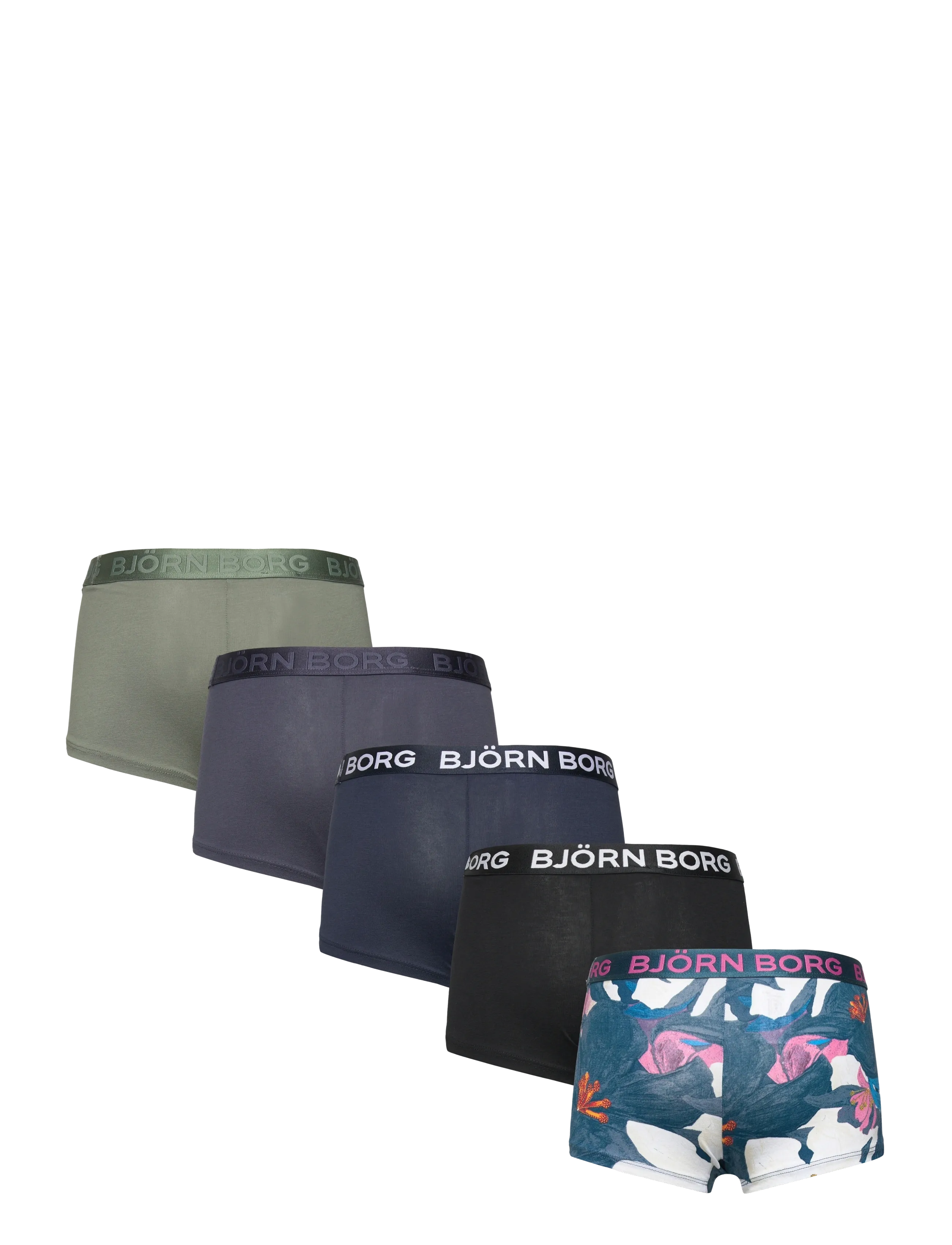 Björn Borg - COTTON STRETCH BOXER SHORTS 5p - aluspüksid - multipack 1 - 1