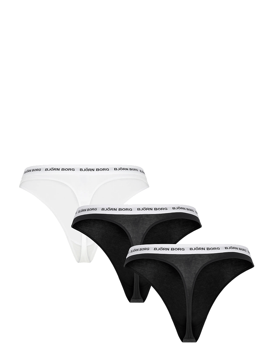 Björn Borg - LOGO THONG 3p - alusvaatteet ja sukat - multipack 1 - 2