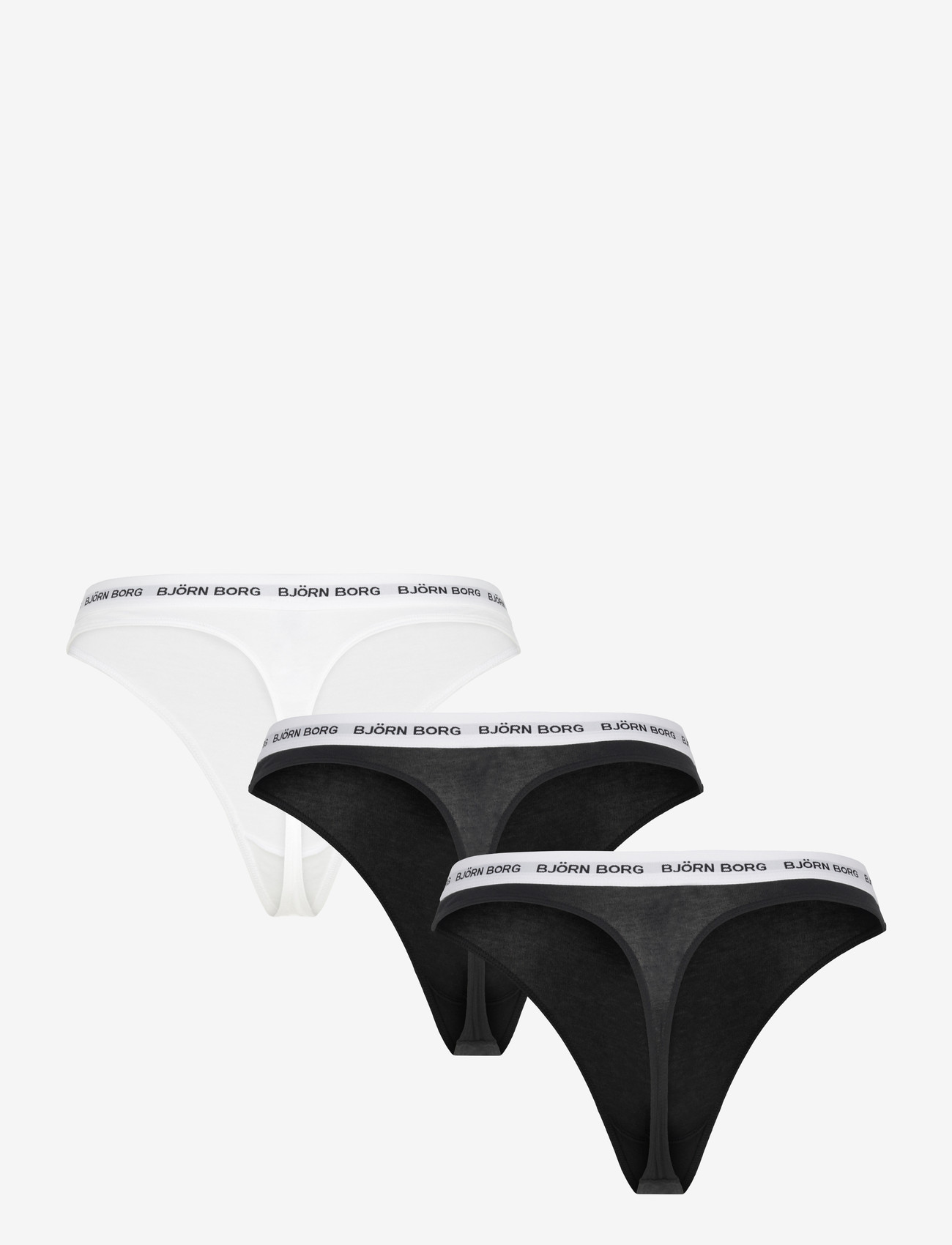 Björn Borg - LOGO THONG 3p - die niedrigsten preise - multipack 1 - 2