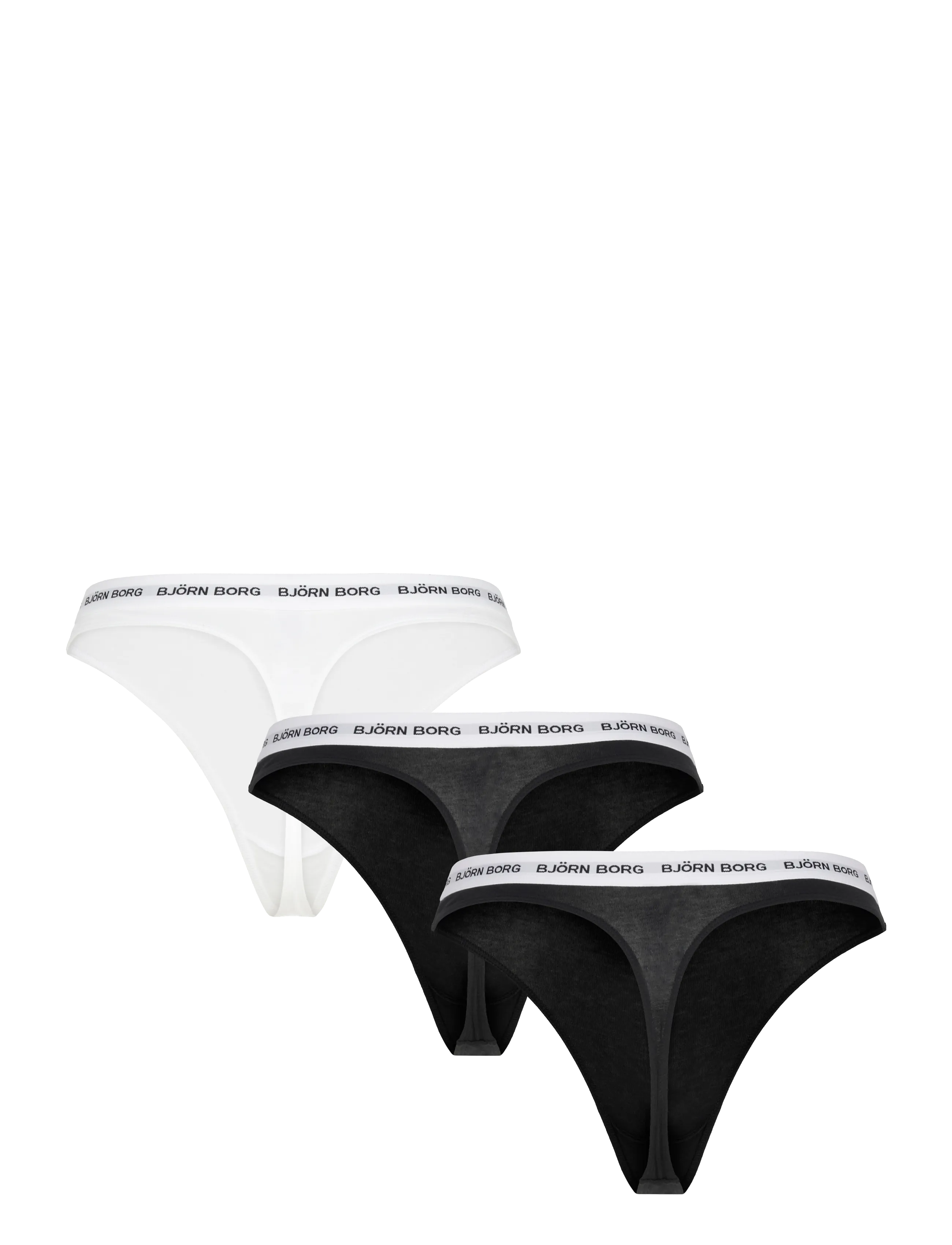 Björn Borg - LOGO THONG 3p - zemākās cenas - multipack 1 - 2