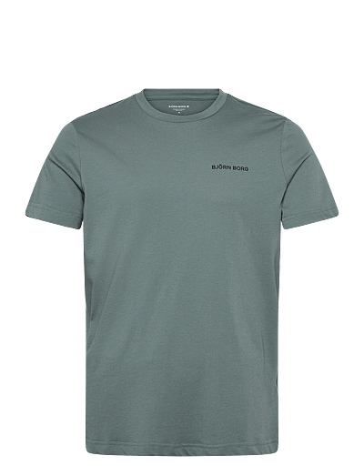 Björn Borg BORG SPORTS T-SHIRT - Oberteile & T-Shirts - BALSAM GREEN / green