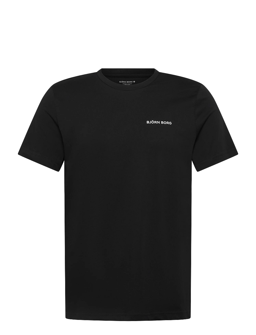 Björn Borg - BORG SPORTS T-SHIRT - tops & t-shirts - black beauty - 0