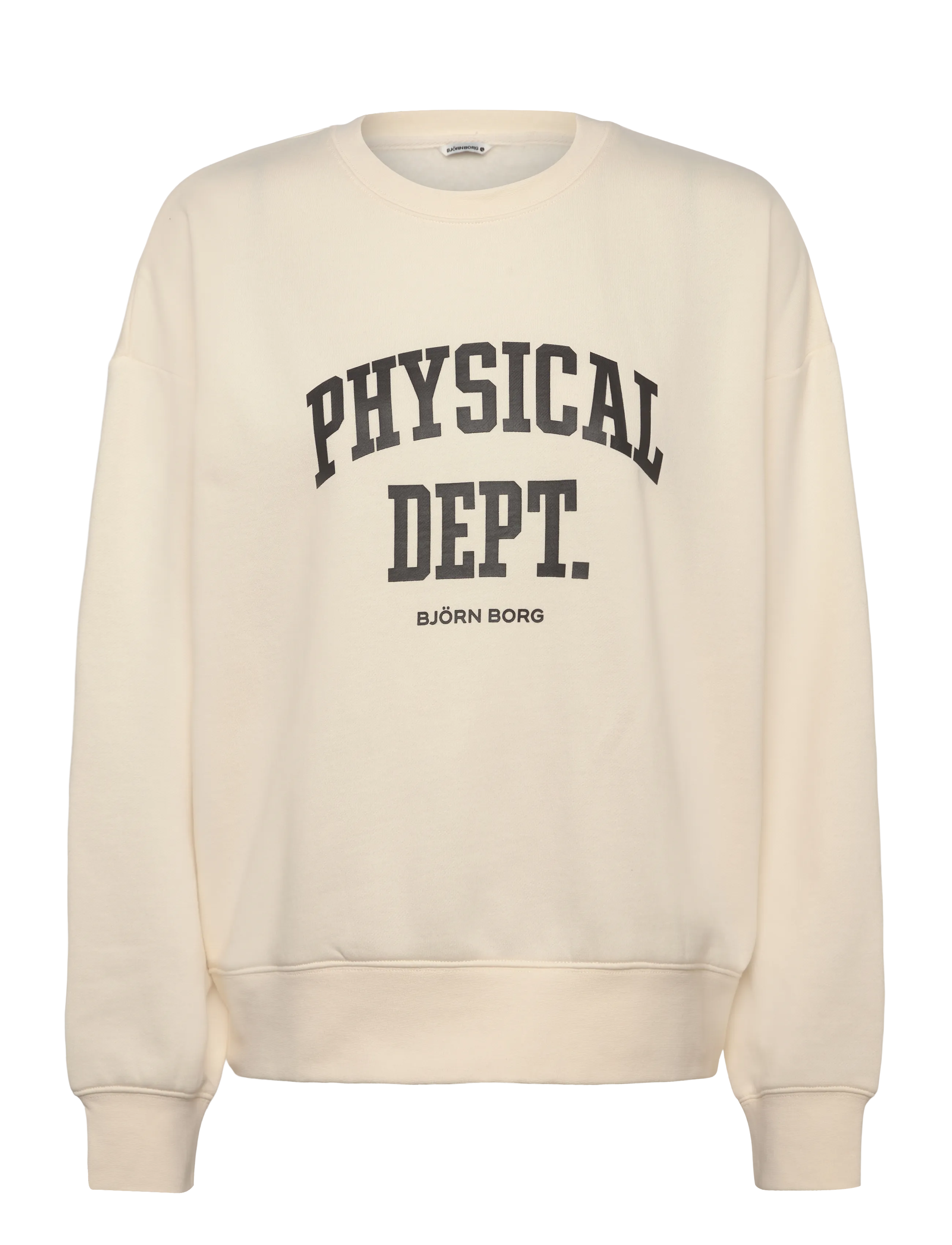 BJÖRN BORG Borg Boyfriend Sweatshirt Cream - L - Damen