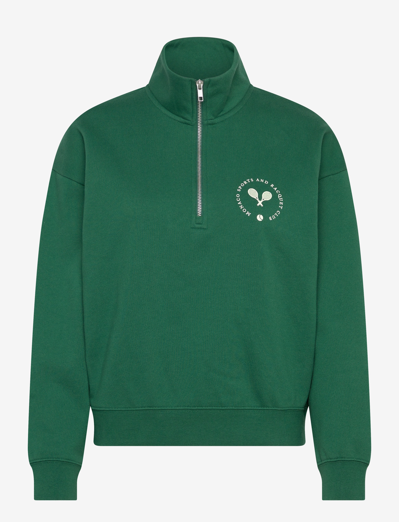 Björn Borg - BORG HALFZIP SWEATSHIRT - Överdelar - posy green - 0