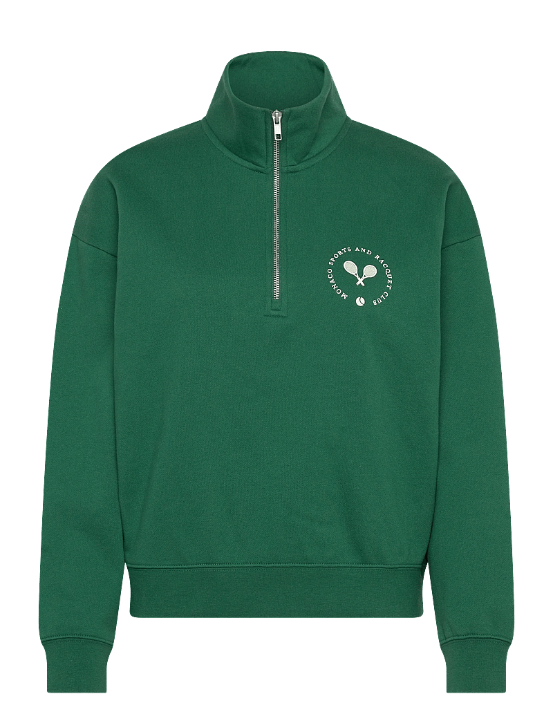 Björn Borg - BORG HALFZIP SWEATSHIRT - Överdelar - posy green - 0