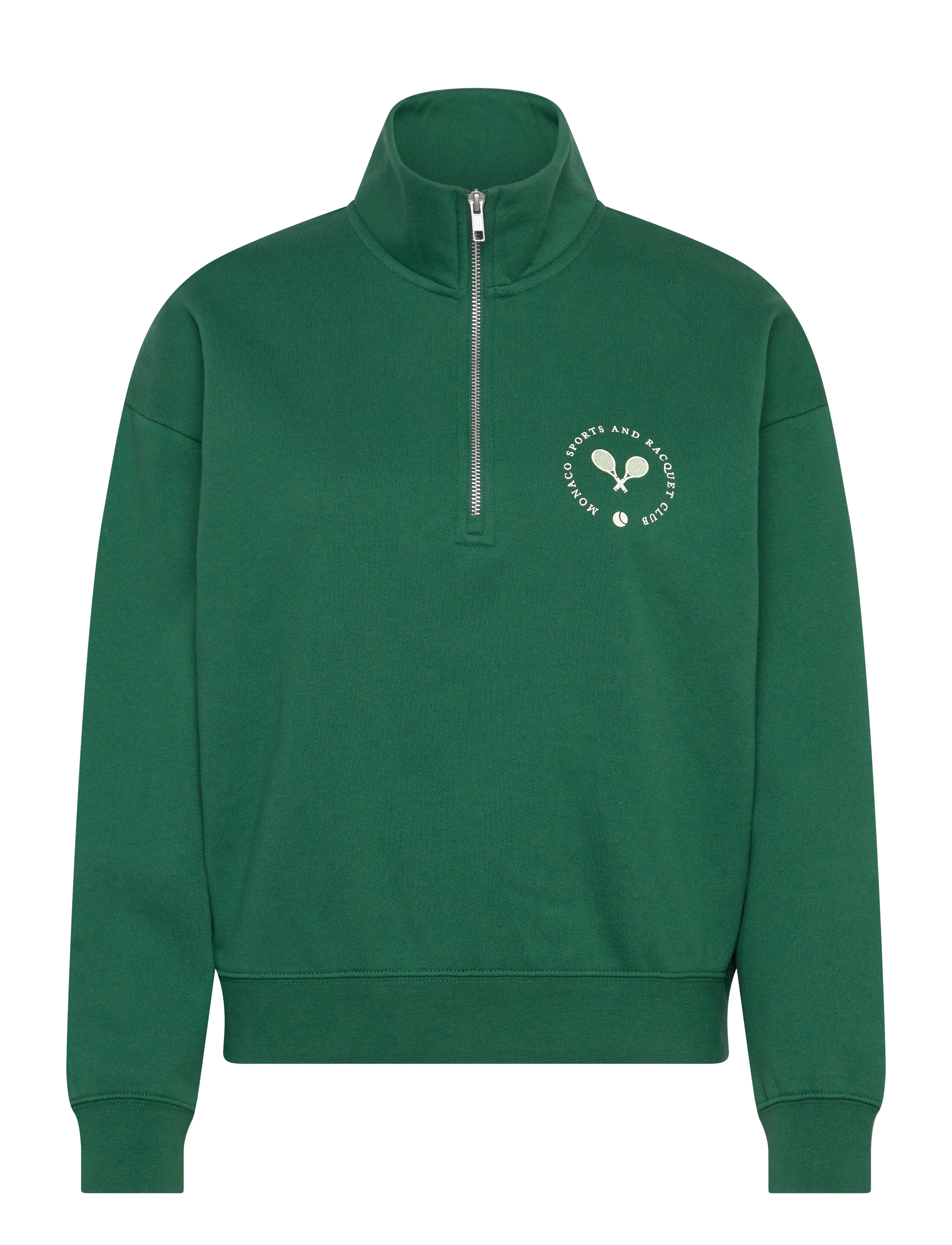 Björn Borg BORG HALFZIP SWEATSHIRT - Svetarit - POSY GREEN / green