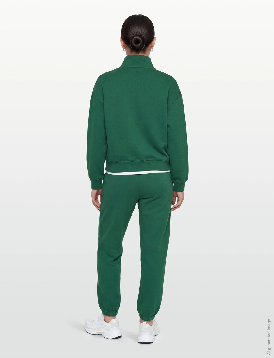 Björn Borg - BORG HALFZIP SWEATSHIRT - dressipluusid ja pusad - posy green - 4