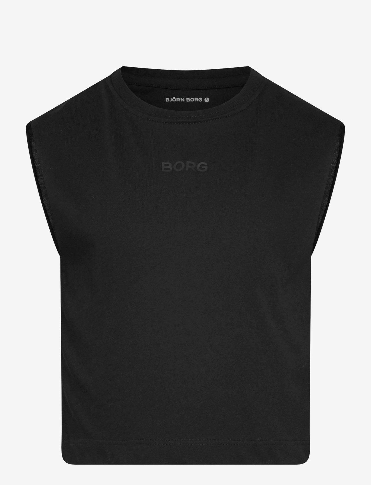 Björn Borg - BORG CROPPED TANK TOP - sportstoppe - black beauty - 0