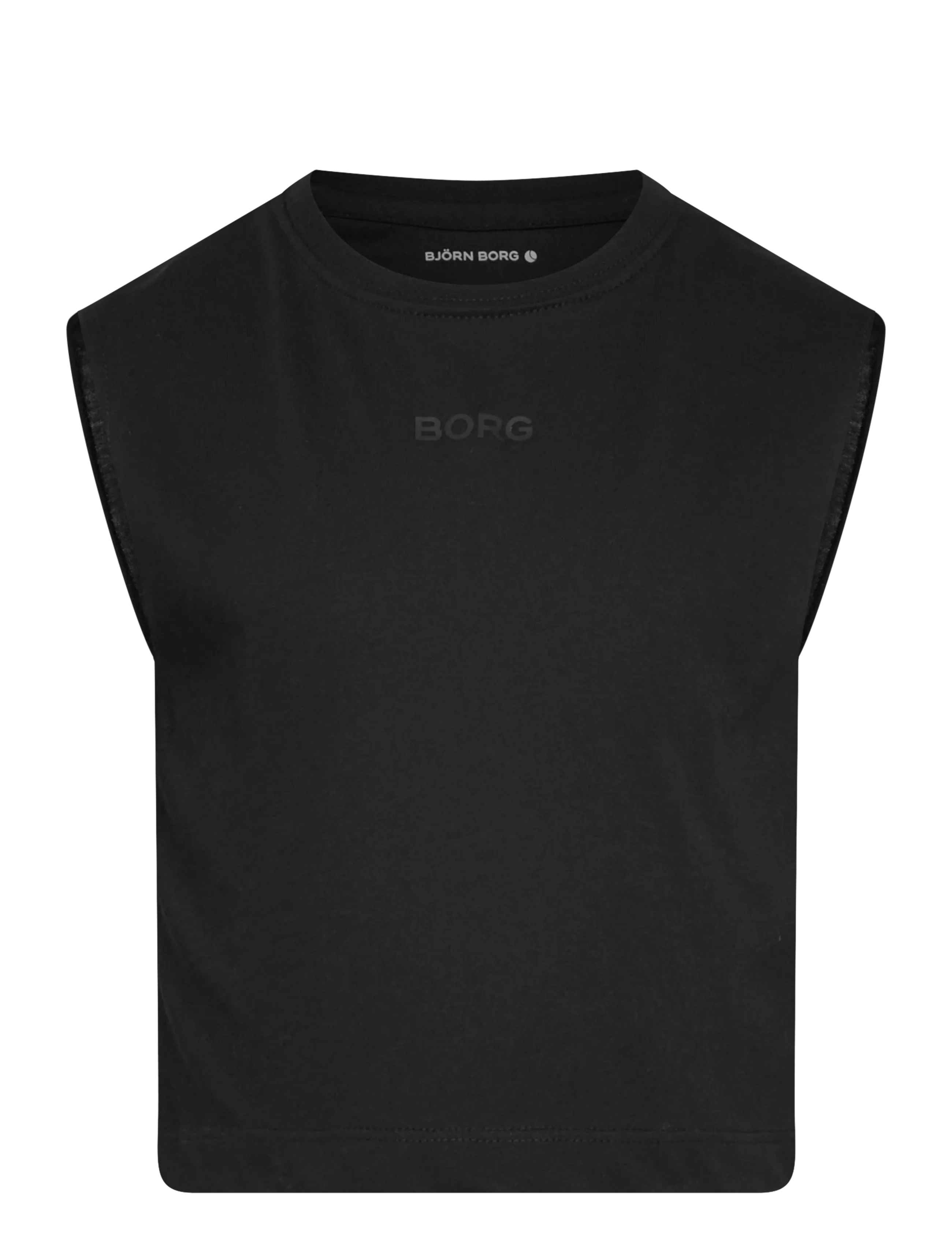 Björn Borg BORG CROPPED TANK TOP - Last chance - BLACK BEAUTY / black