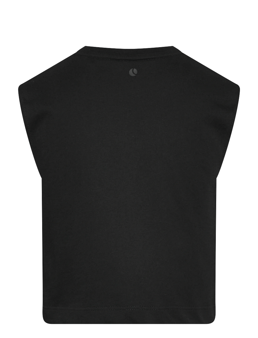 Björn Borg - BORG CROPPED TANK TOP - sporta topi - black beauty - 1