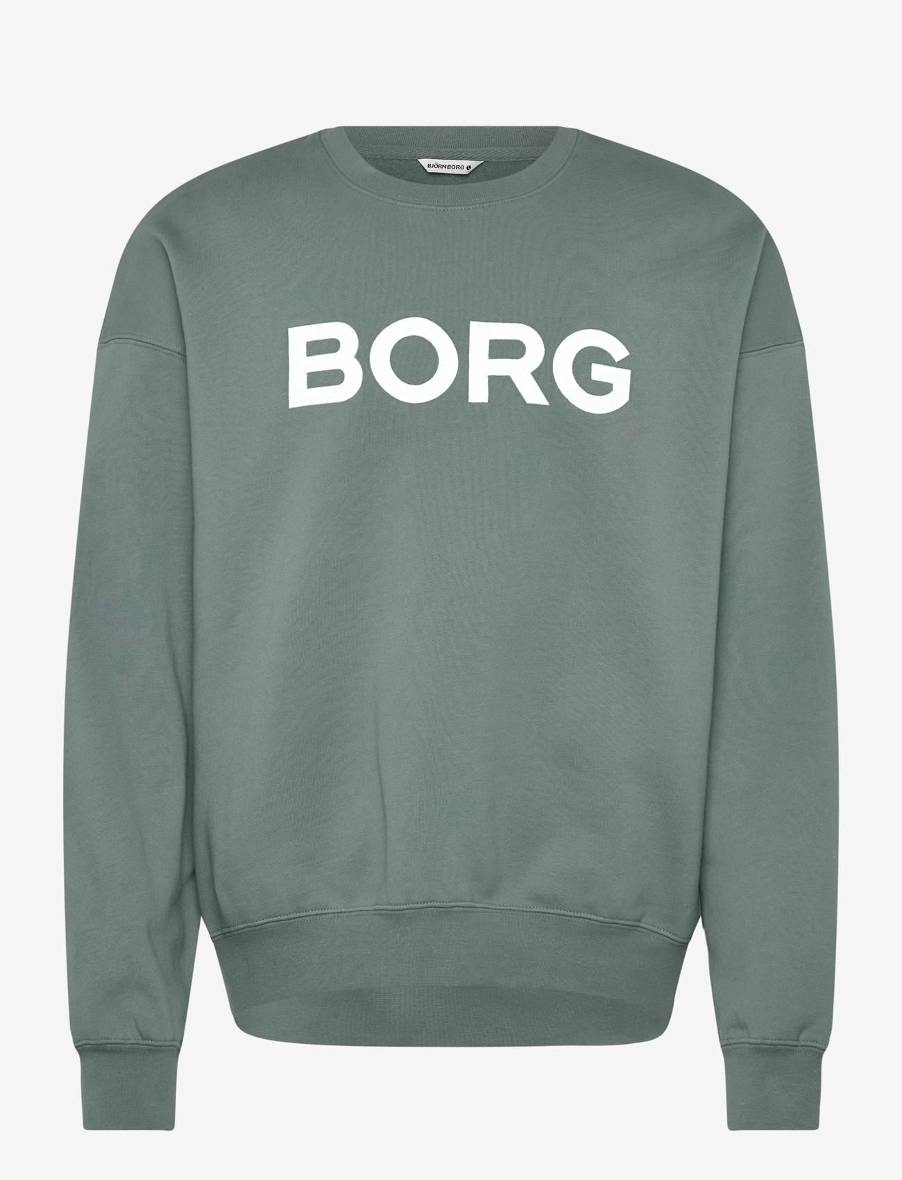 Björn Borg - BORG OVERSIZED LOGO SWEATSHIRT - tops - balsam green - 0