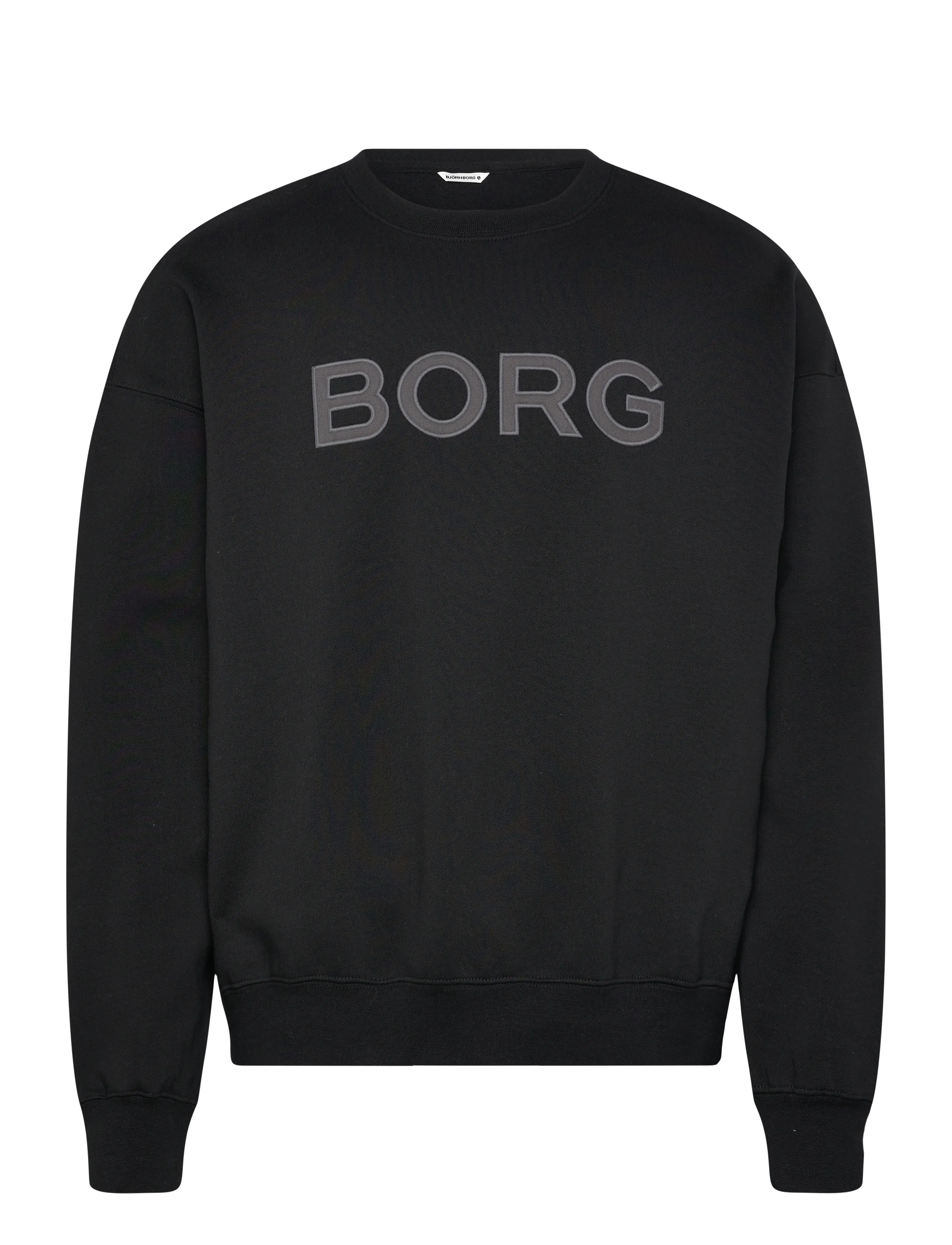 Björn Borg Borg Oversized Logo Sweatshirt, XL, Black, Sport Sweatshirts & Hoodies > Sport Sweatshirts, Herre
