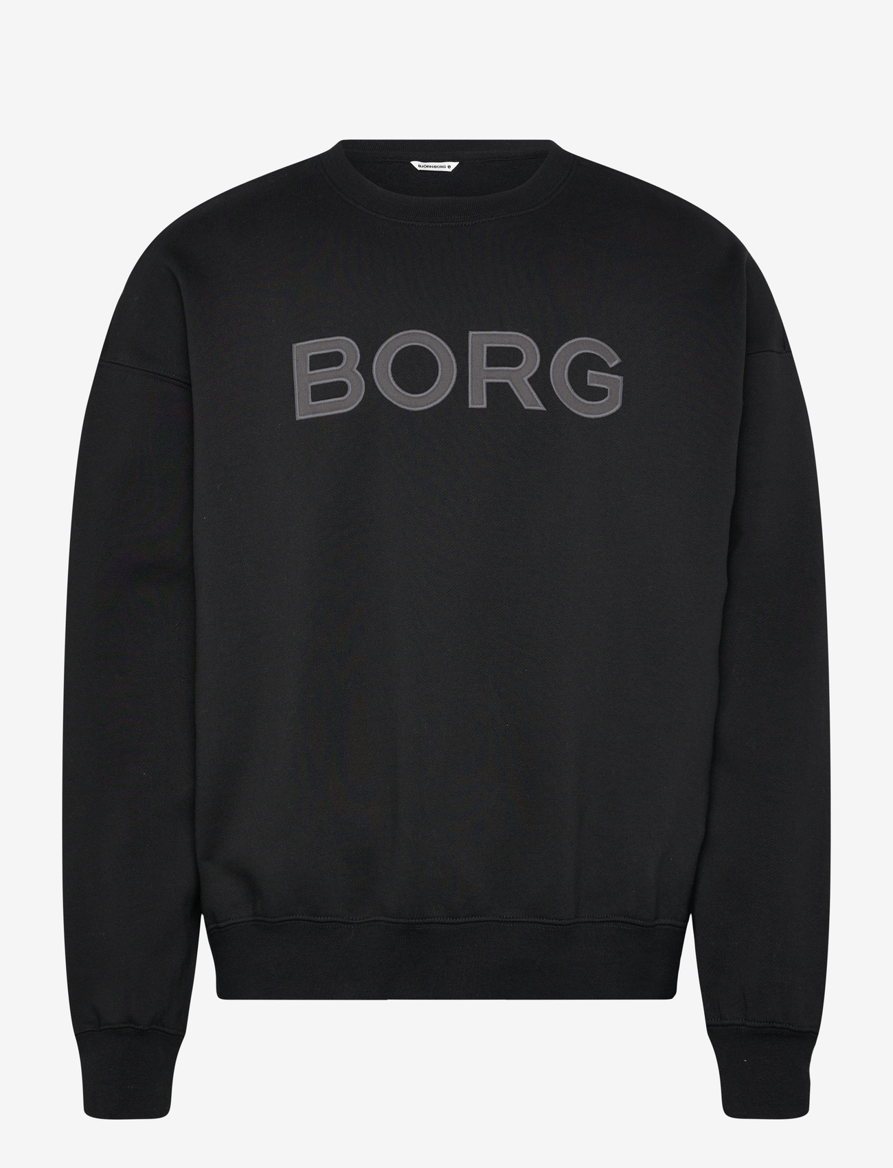 Björn Borg - BORG OVERSIZED LOGO SWEATSHIRT - overdele - black beauty - 0