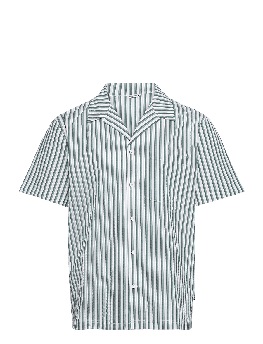 Björn Borg - BORG SEERSUCKER RESORT SHIRT - chemises à manches courtes - bb 7 stripe 1 - 1