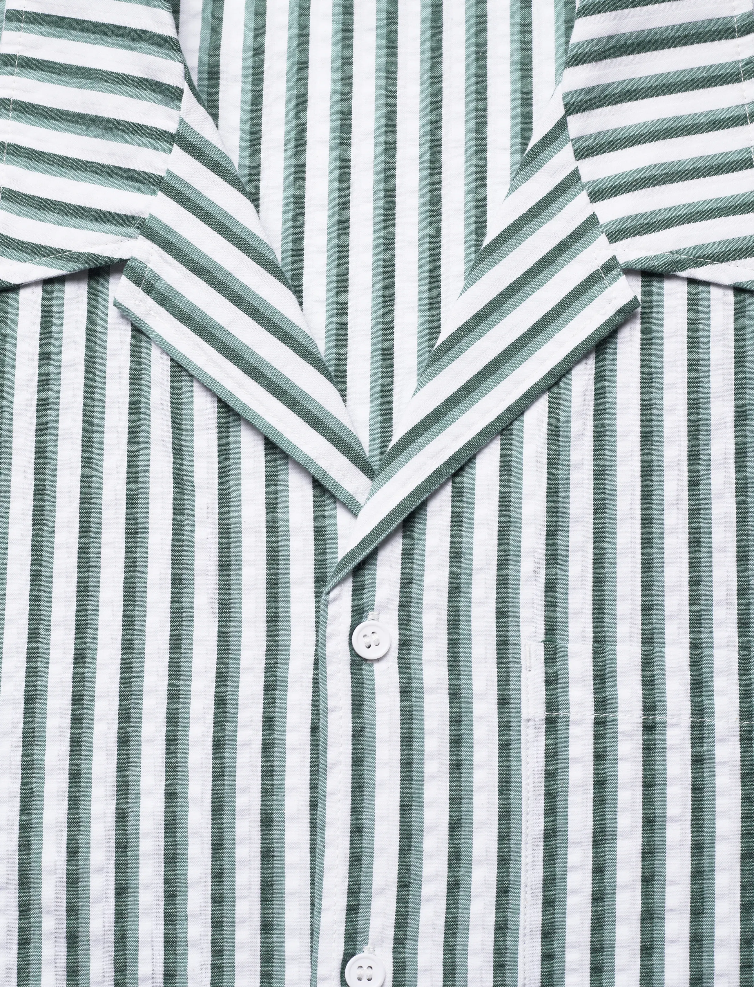 Björn Borg - BORG SEERSUCKER RESORT SHIRT - kortærmede skjorter - bb 7 stripe 1 - 5