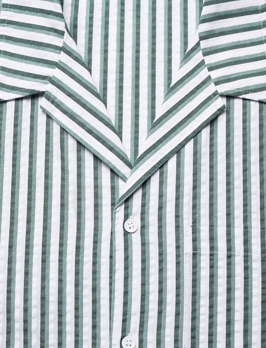 Björn Borg - BORG SEERSUCKER RESORT SHIRT - chemises à manches courtes - bb 7 stripe 1 - 5
