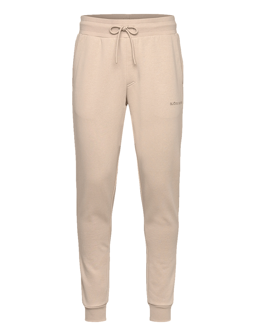 Björn Borg - BORG ESSENTIAL 3 SWEATPANTS - hosen - feather gray - 1