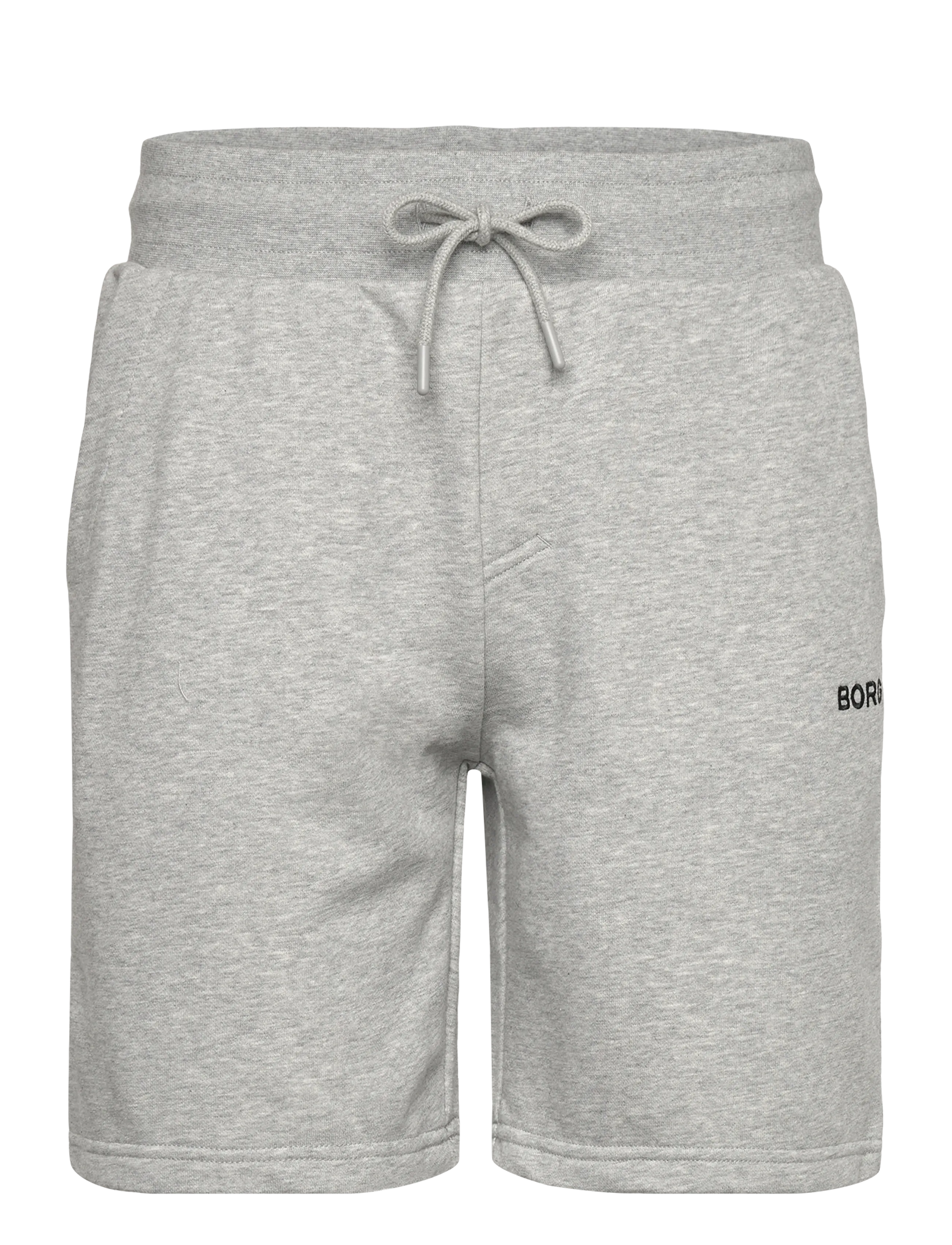 Björn Borg BORG ESSENTIAL 4 SWEATSHORTS - Clothing - LIGHT GREY MELANGE / grey
