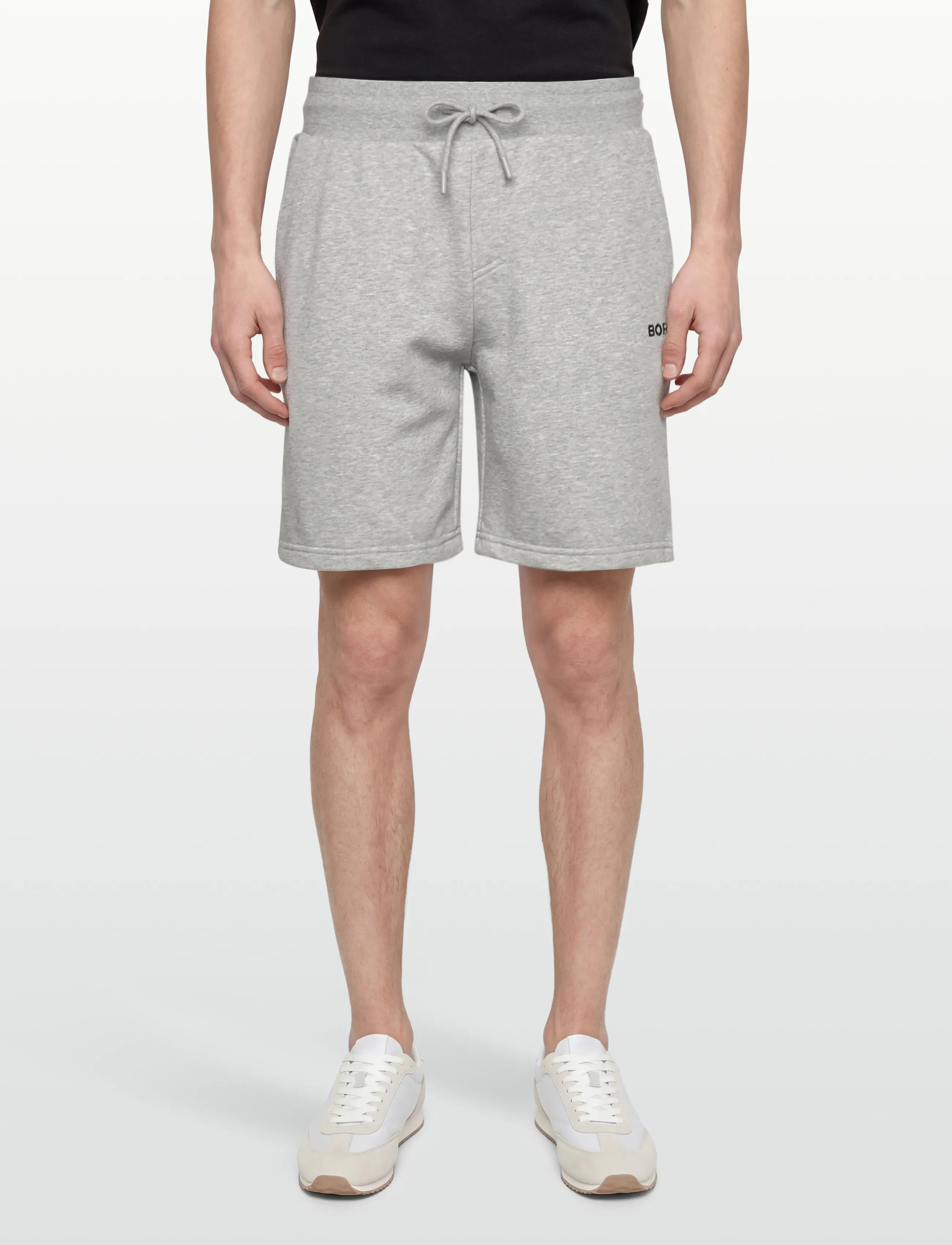 Björn Borg - BORG ESSENTIAL 4 SWEATSHORTS - hosen - light grey melange - 3