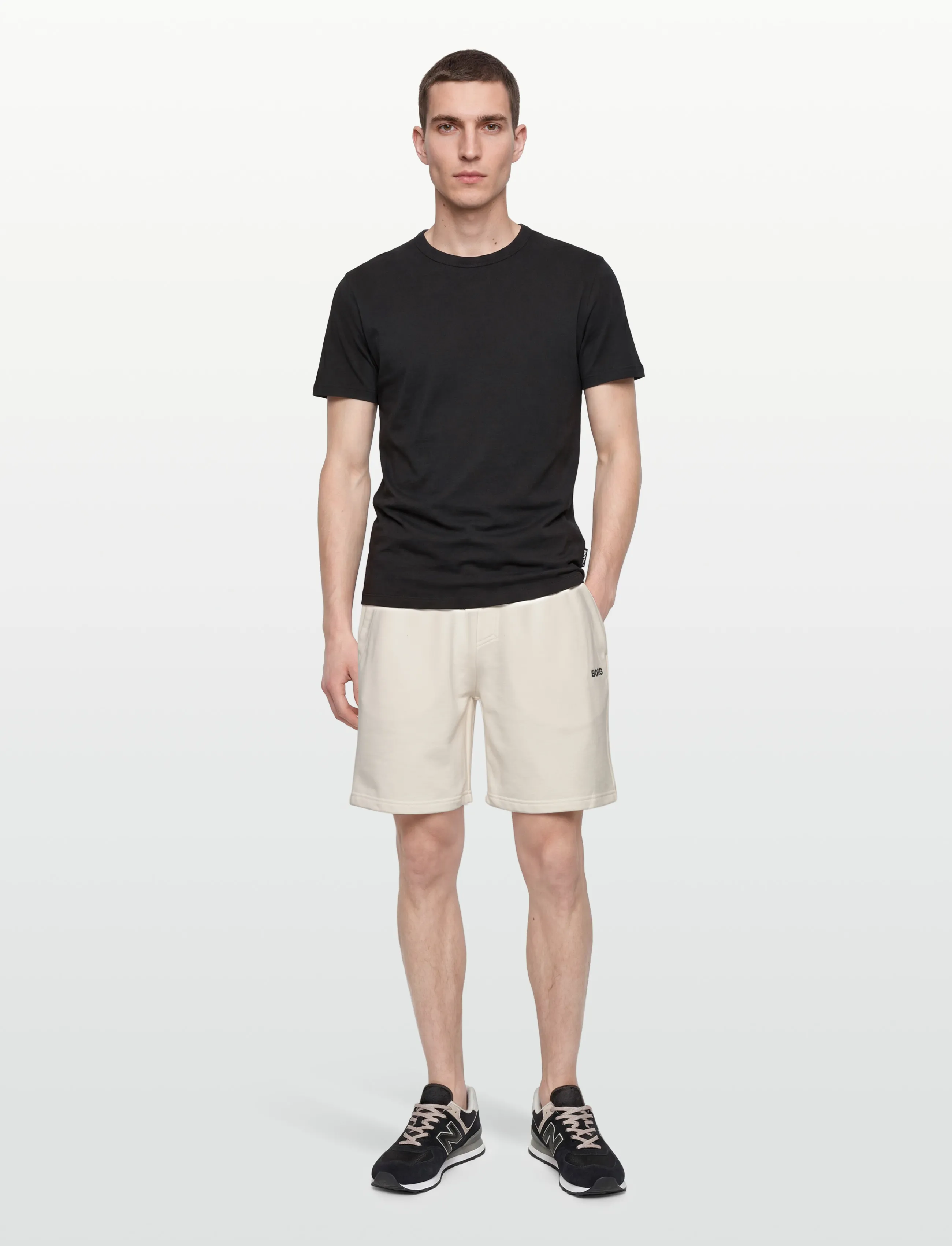 Björn Borg - BORG ESSENTIAL 4 SWEATSHORTS - bottoms - tofu - 0