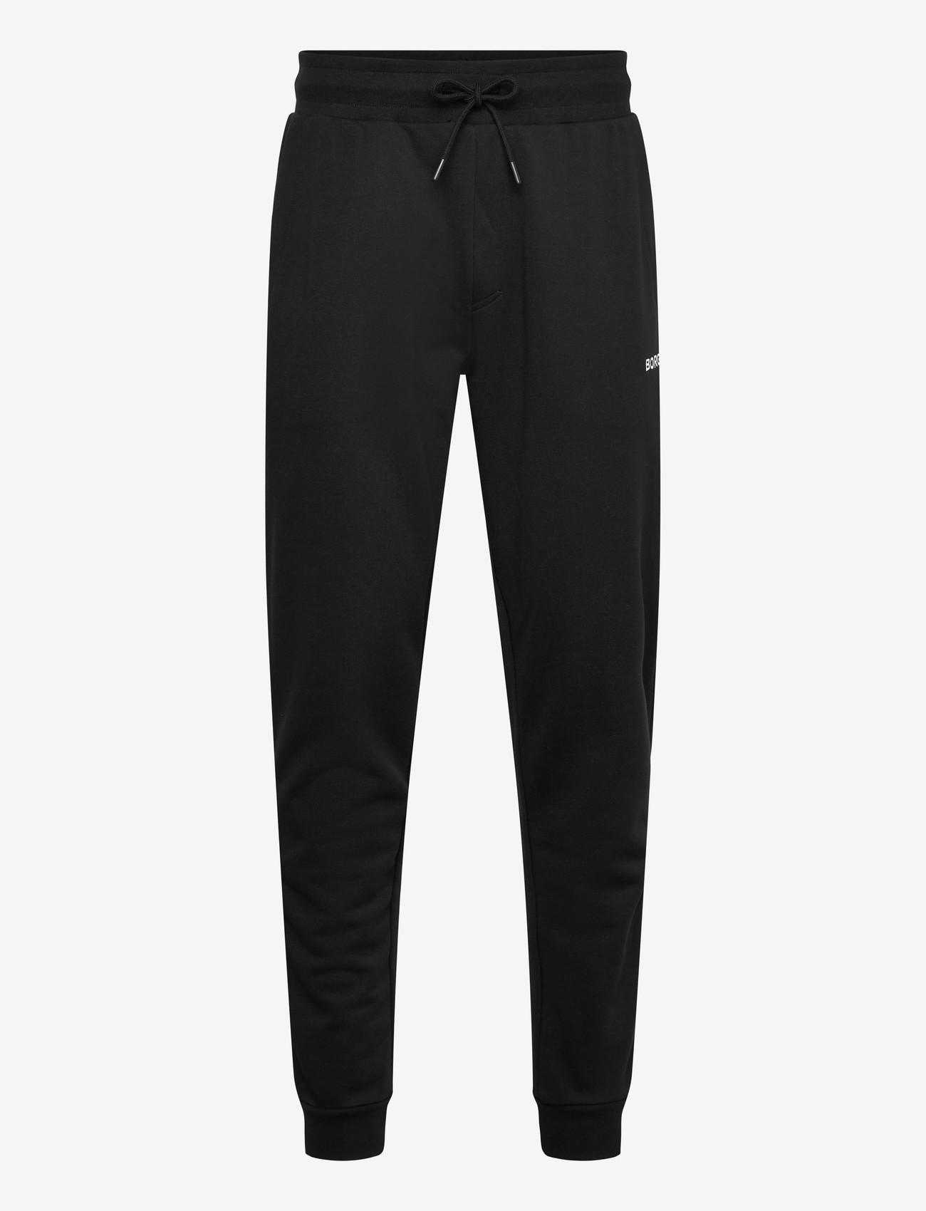 Björn Borg - BORG ESSENTIAL 4 TAPERED SWEATPANTS - hosen - black beauty - 0