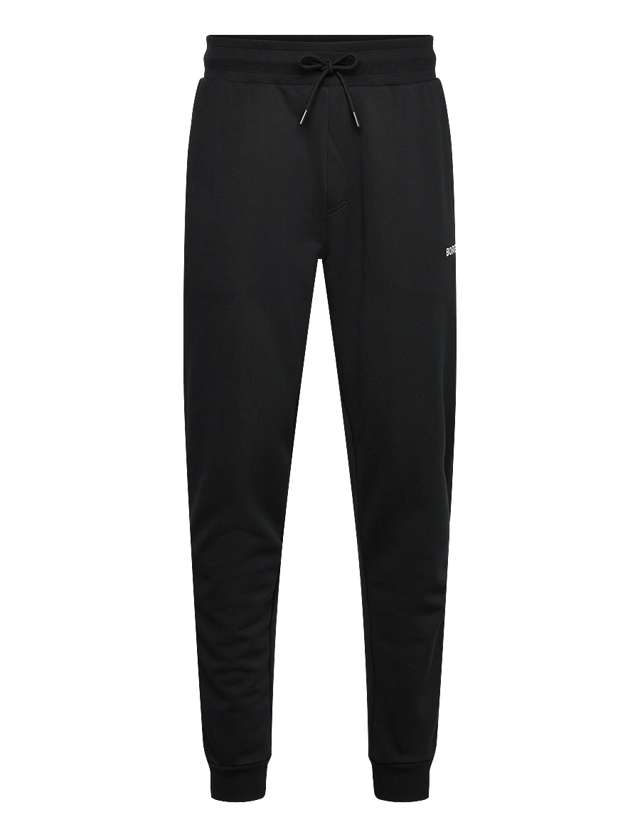 Björn Borg - BORG ESSENTIAL 4 SWEATPANTS - bukser - black beauty - 0