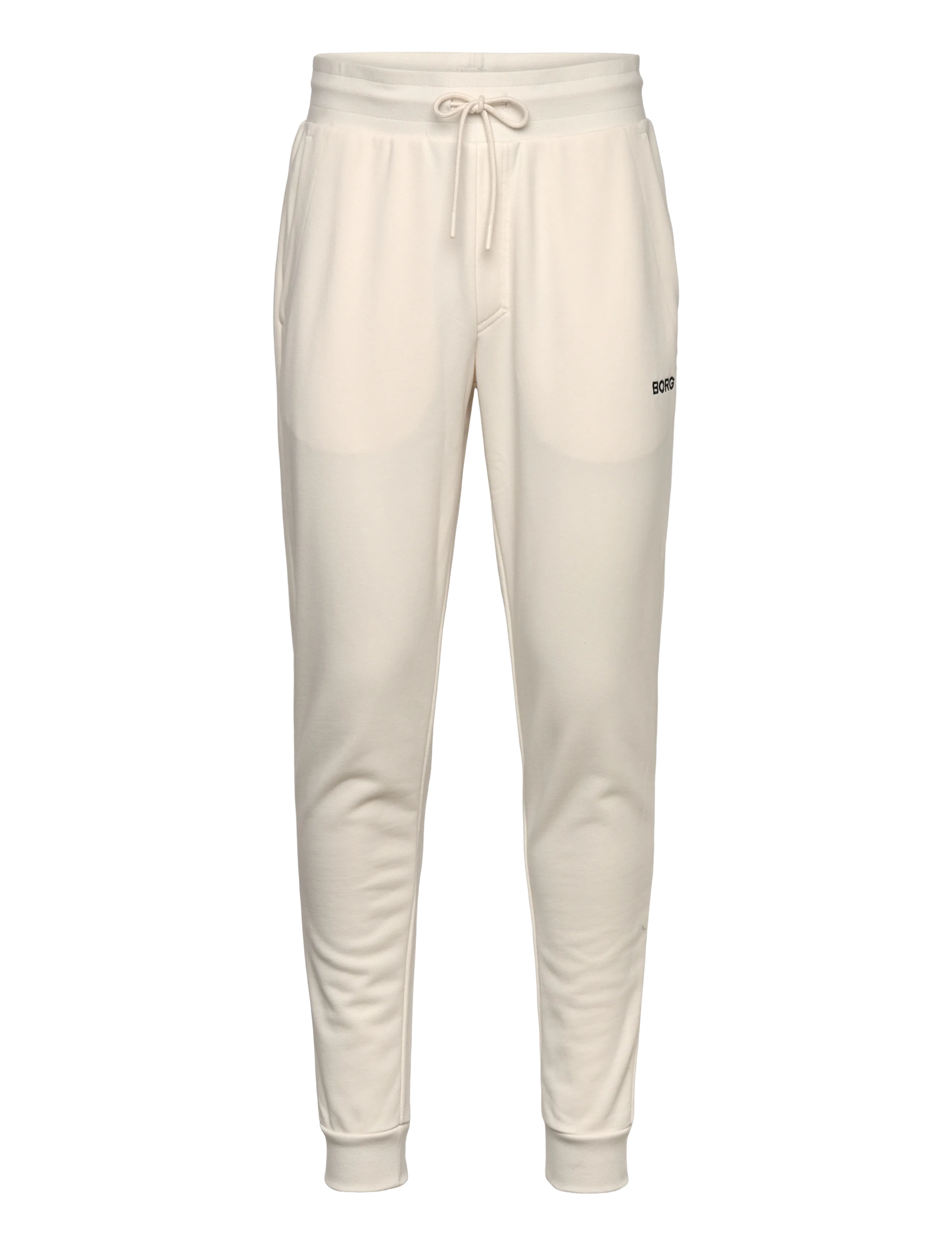Björn Borg BORG ESSENTIAL 4 TAPERED SWEATPANTS - Jogginghosen - TOFU / cream