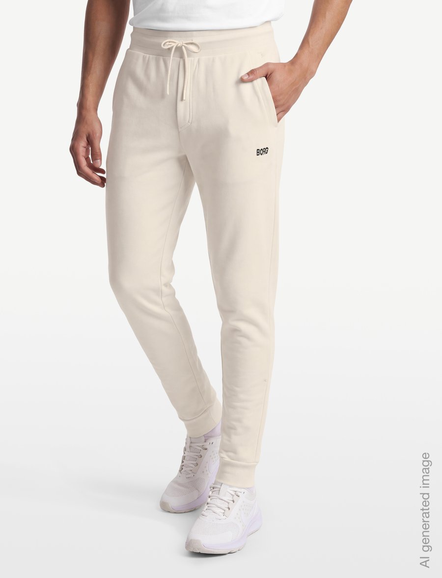 Björn Borg - BORG ESSENTIAL 4 SWEATPANTS - sweatpants - tofu - 3
