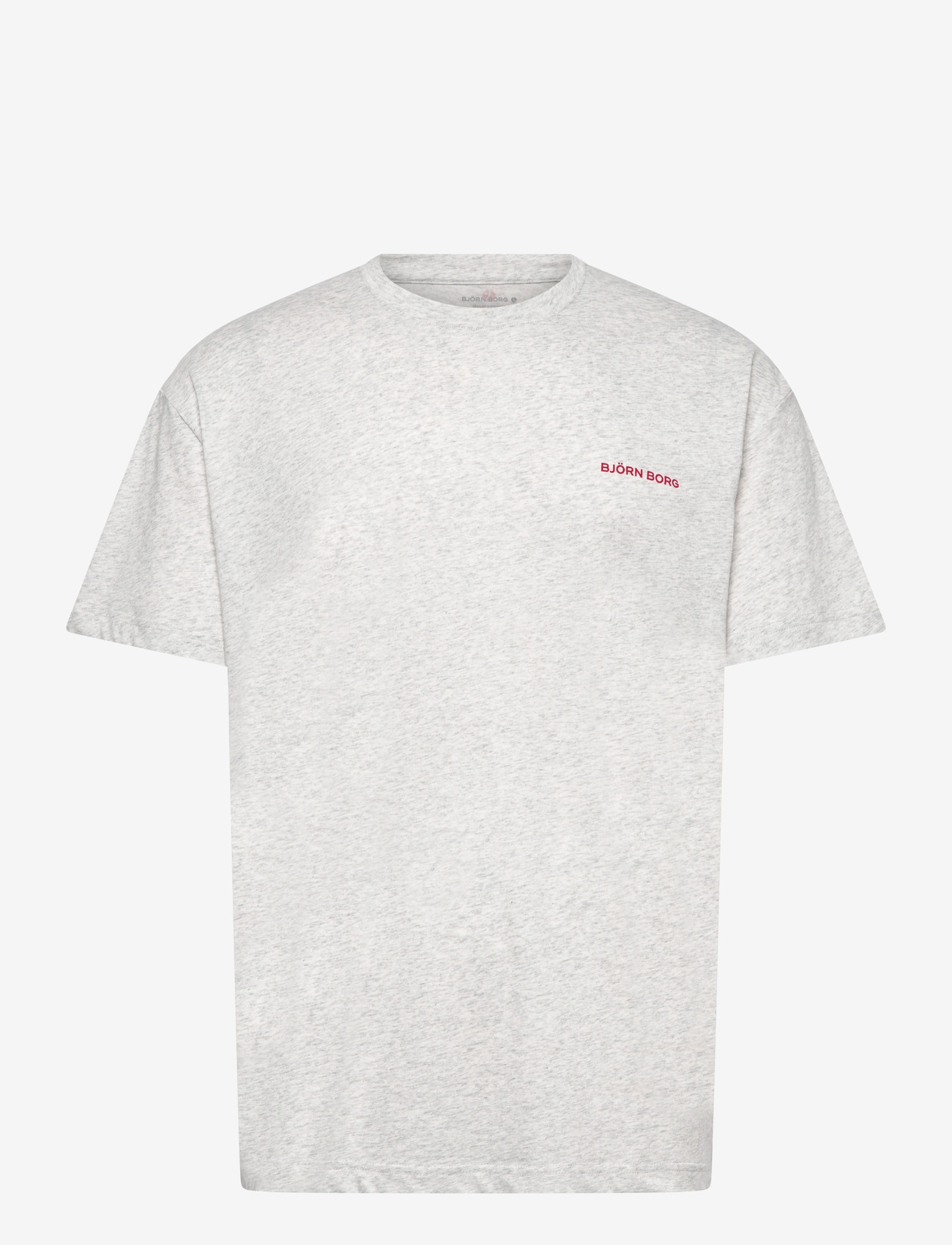 Björn Borg - BORG GYM OVERSIZED T-SHIRT - t-shirts - ultra light grey melange - 0