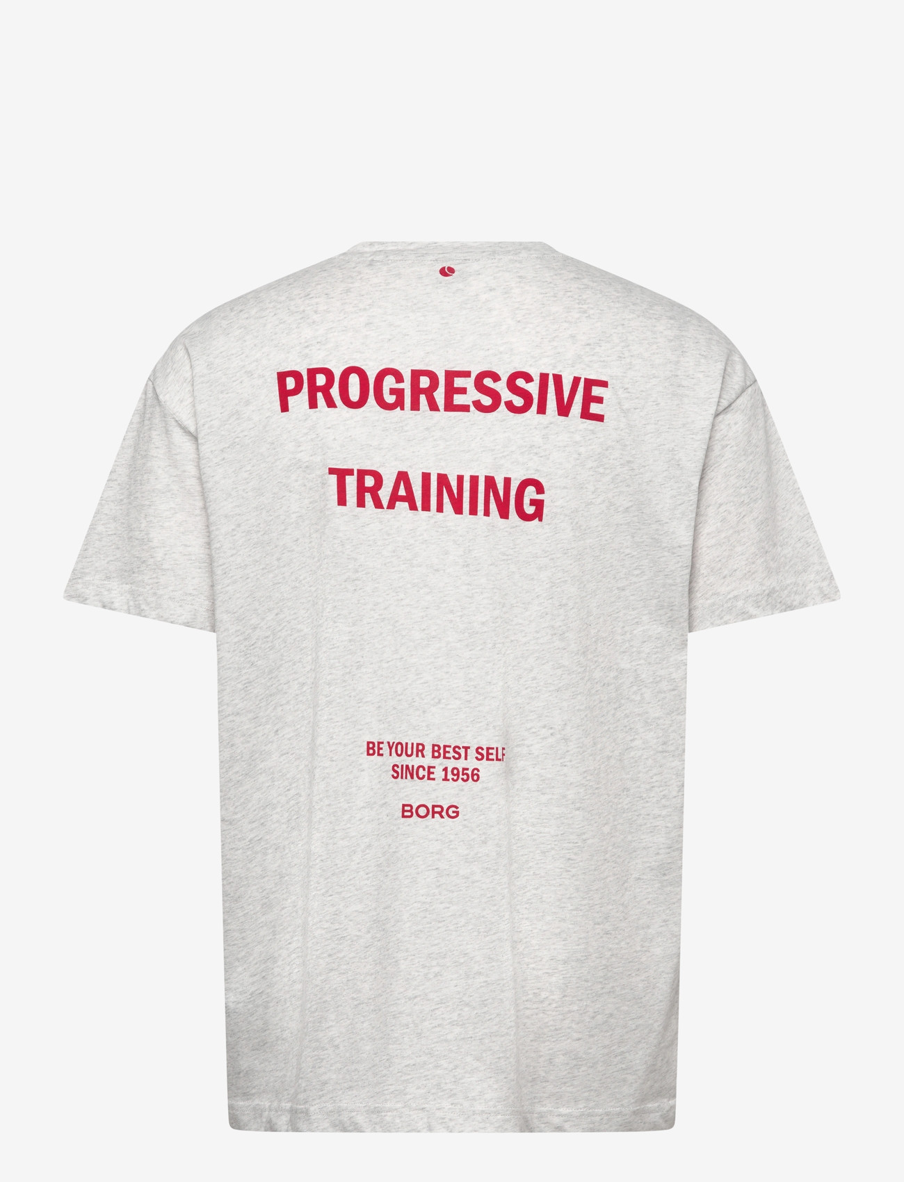 Björn Borg - BORG GYM OVERSIZED T-SHIRT - t-shirts - ultra light grey melange - 1