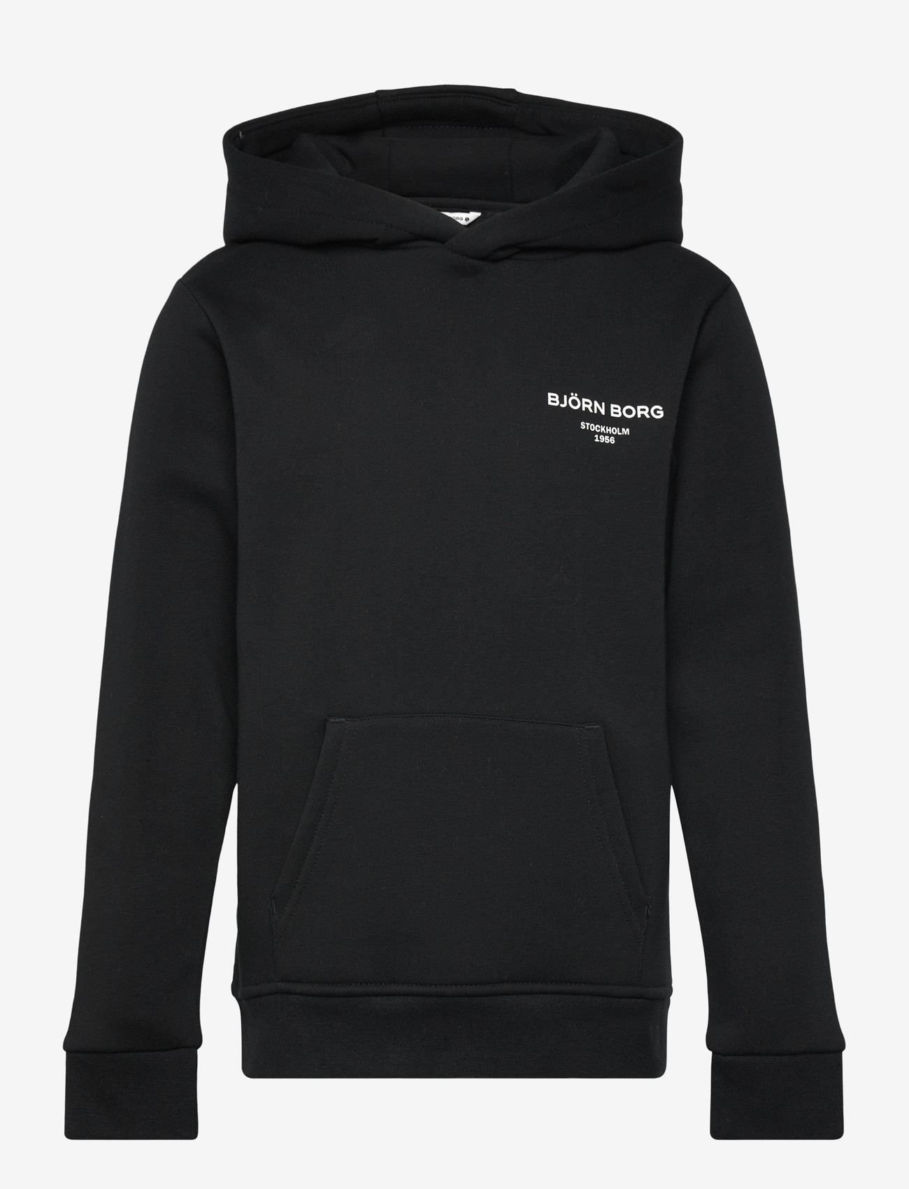 Björn Borg - BORG ESSENTIAL 1 HOODIE - kapuzenpullover - black beauty - 0