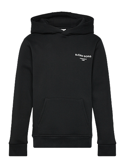 Björn Borg BORG ESSENTIAL 1 HOODIE - Sweatshirts - BLACK BEAUTY / black