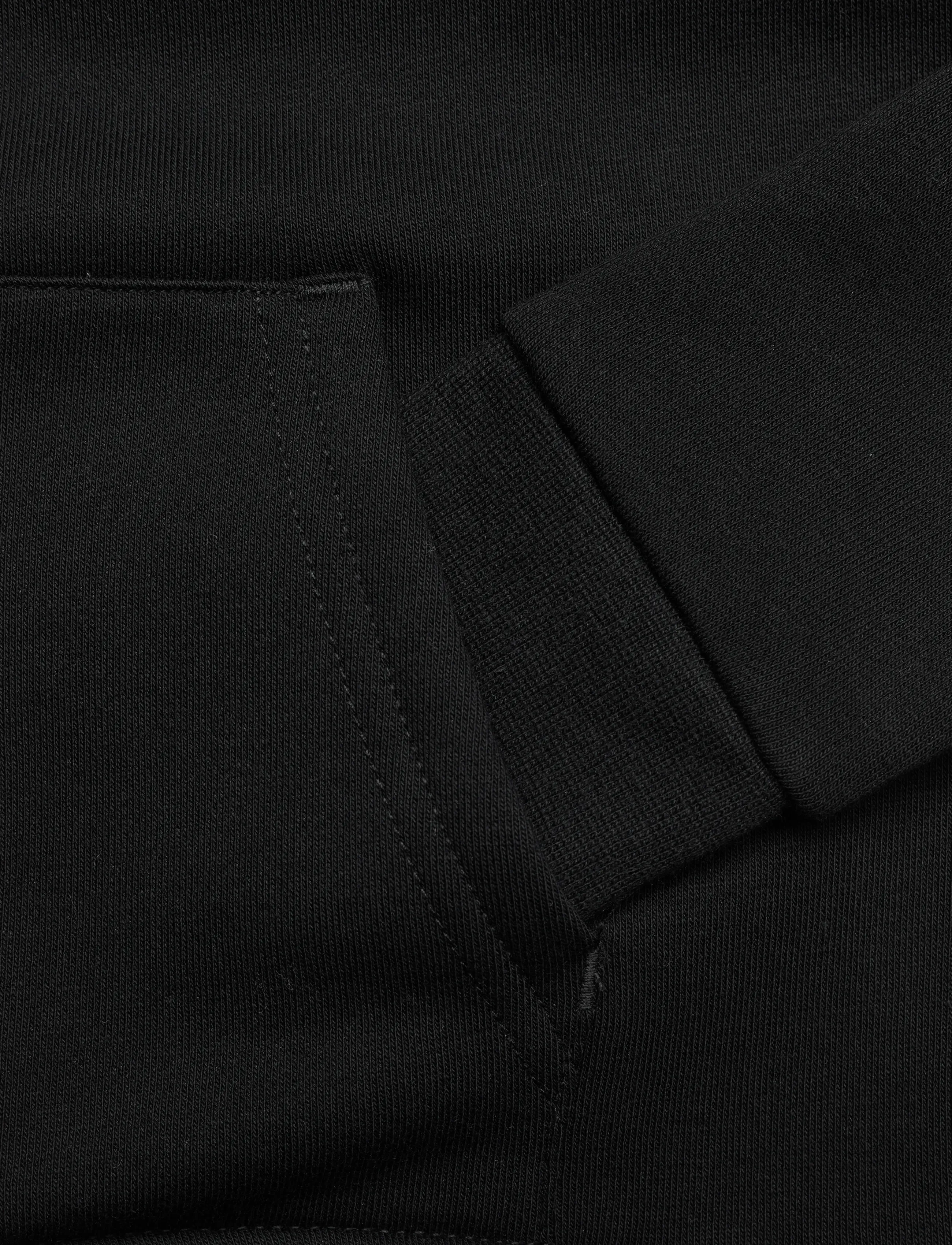 Björn Borg - BORG ESSENTIAL 1 HOODIE - huvtröjor - black beauty - 3