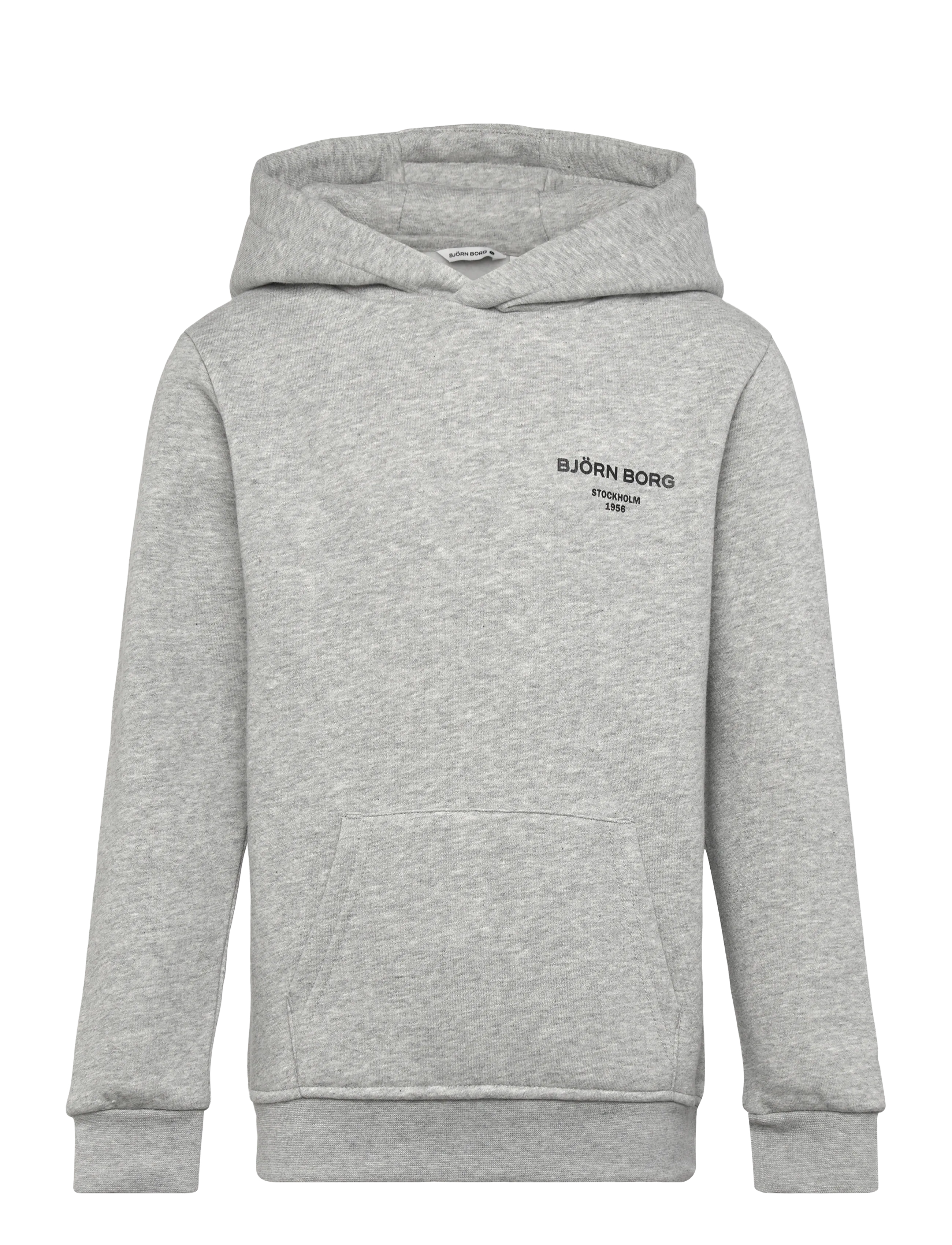 Björn Borg Essential 1 Hoodie, 122-128, Sweatshirts & Hoodies, Grau - Kinder