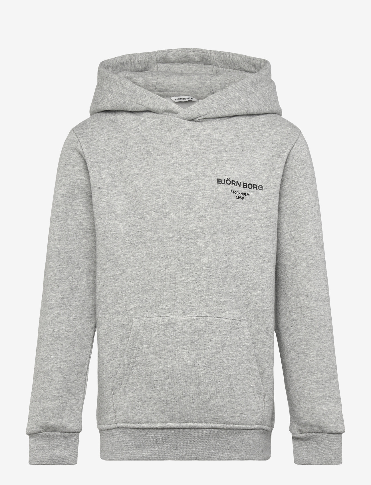 Björn Borg - BORG ESSENTIAL 1 HOODIE - hættetrøjer - light grey melange - 0