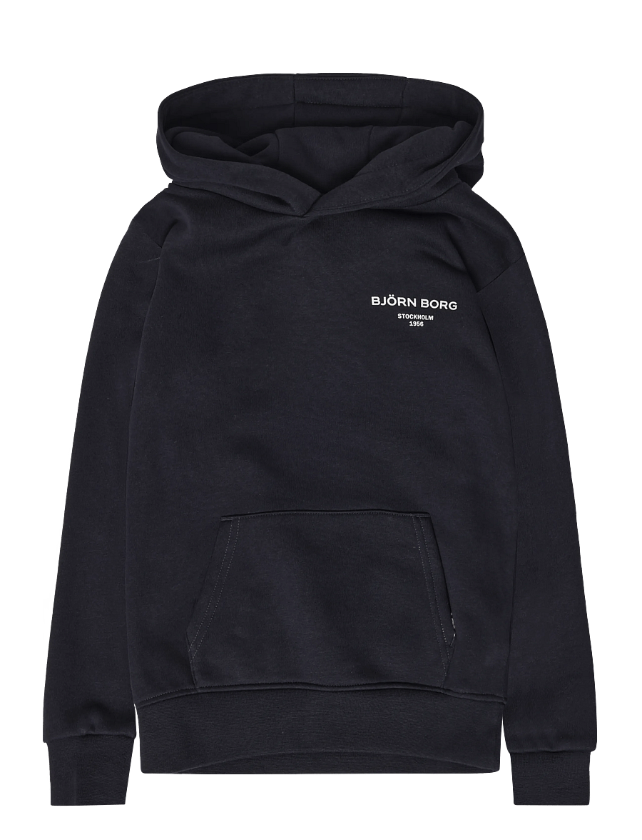 Björn Borg - BORG ESSENTIAL 1 HOODIE - huvtröjor - night sky - 0